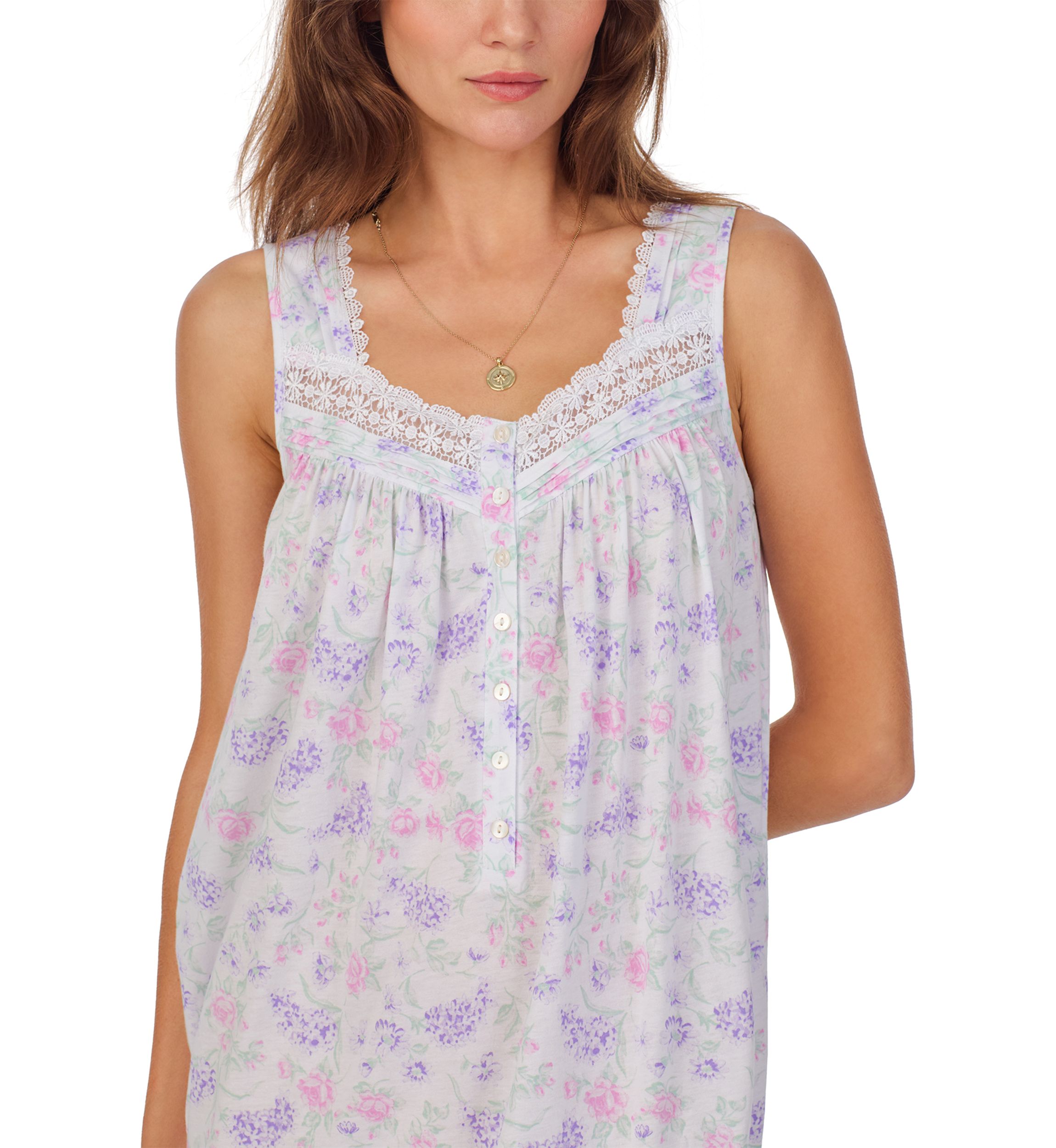 Womens Sleeveless Short Chemise