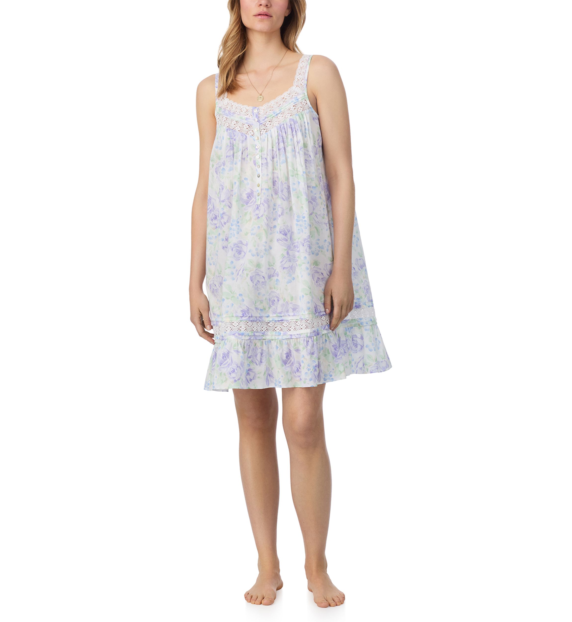 Sleeveless Short Chemise