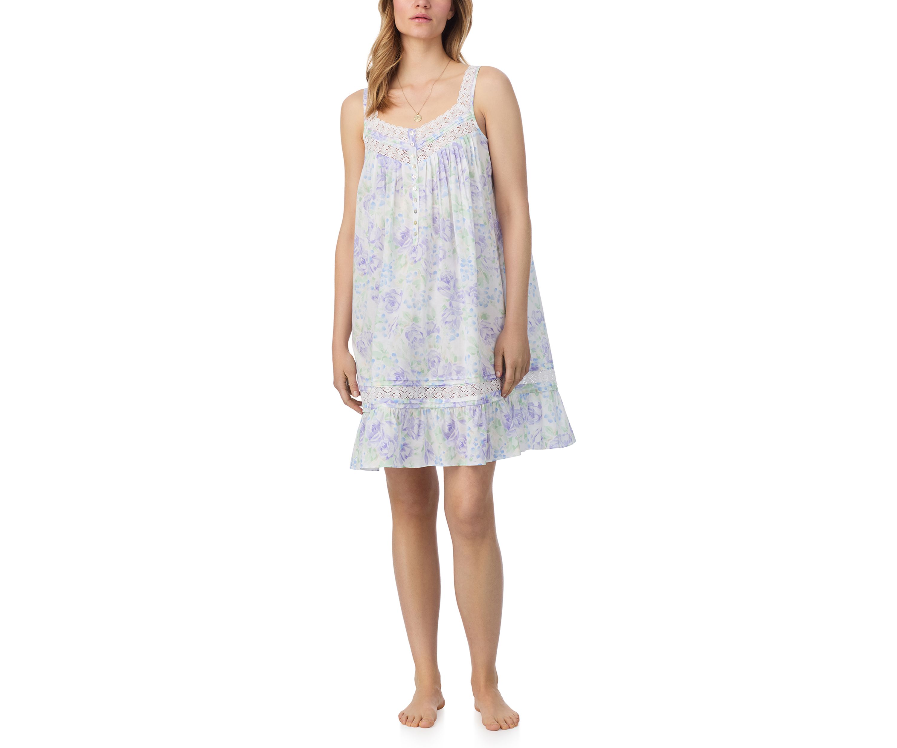 Sleeveless Short Chemise