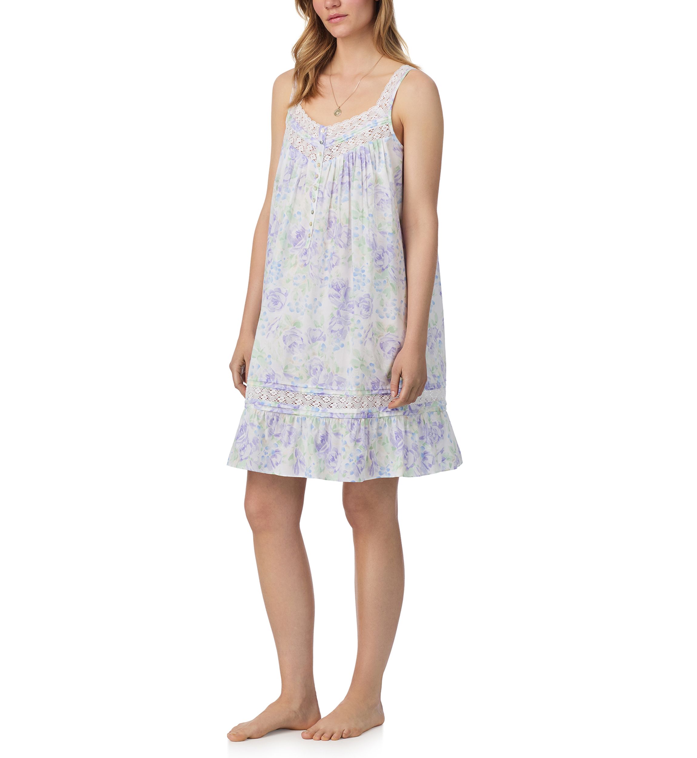 Sleeveless Short Chemise