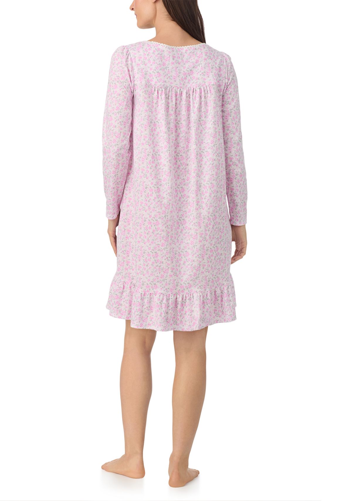 Long Sleeve Short Nightgown