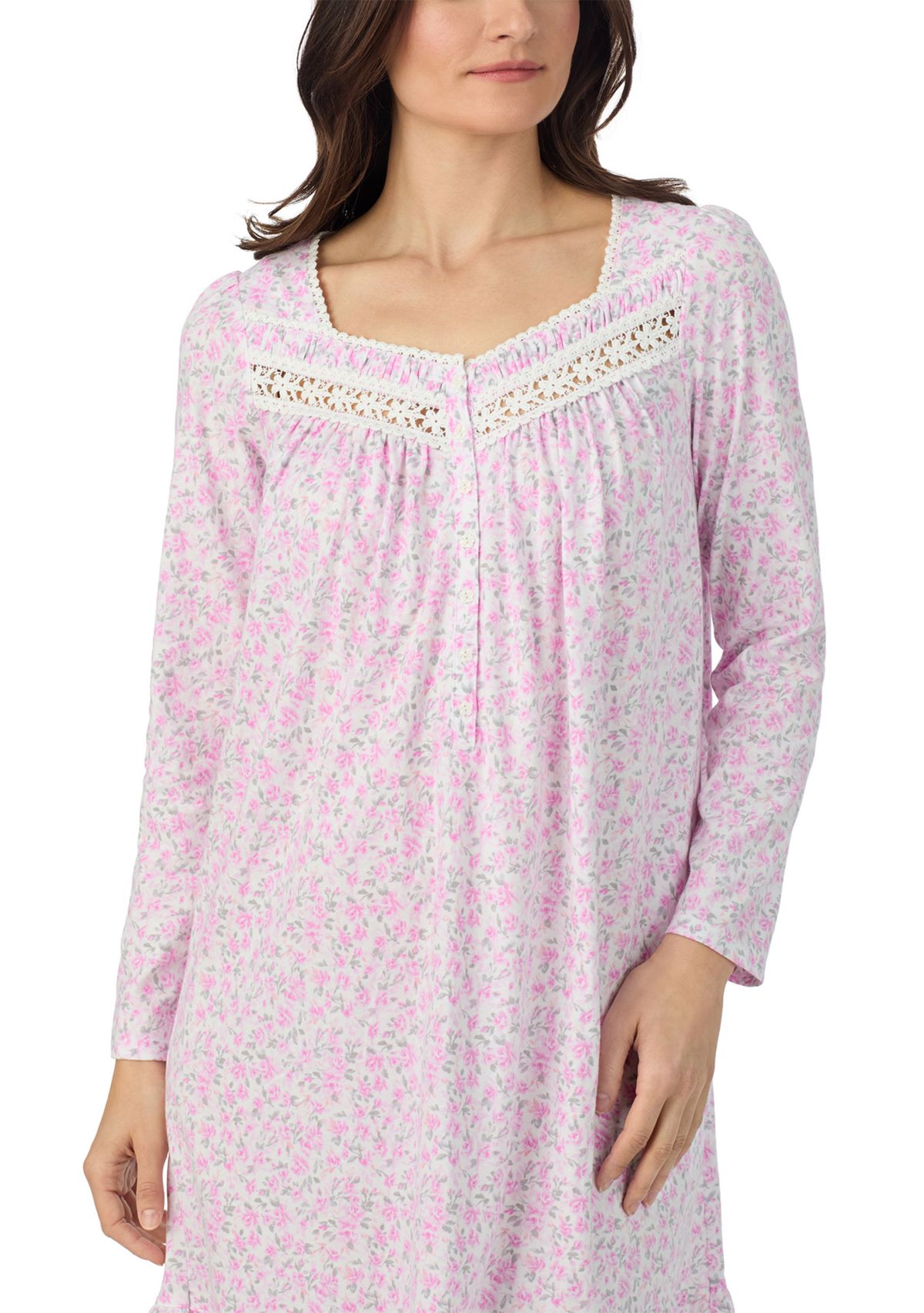 Long Sleeve Short Nightgown