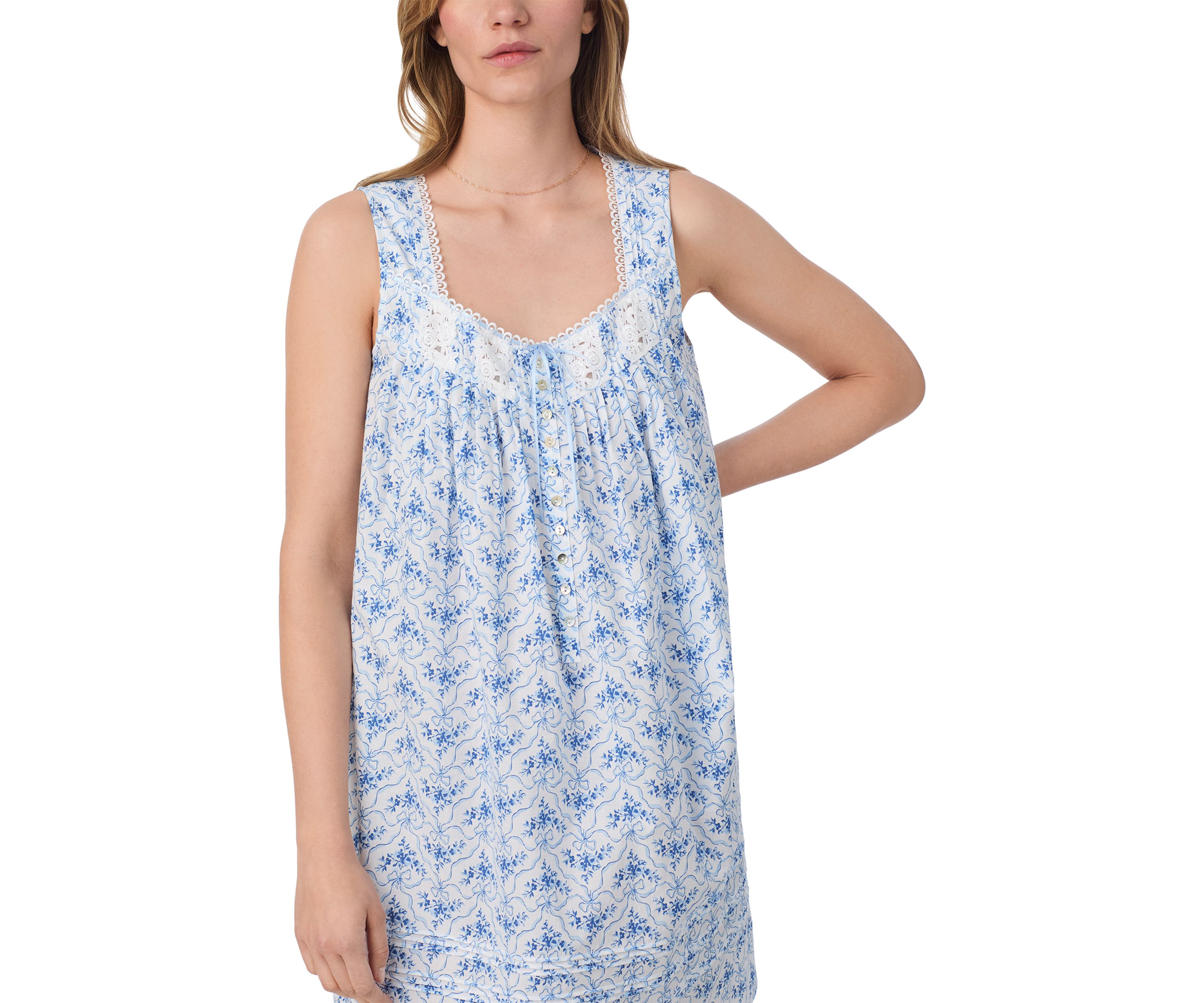 Sleeveless Short Chemise