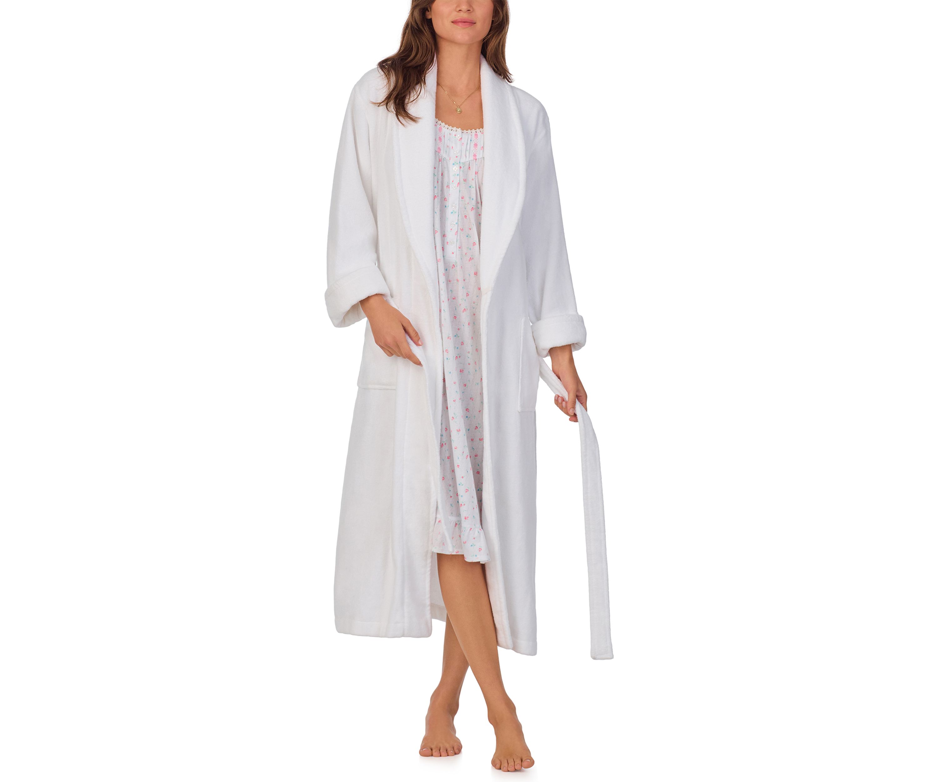 Cotton Terry Ballet Wrap Robe