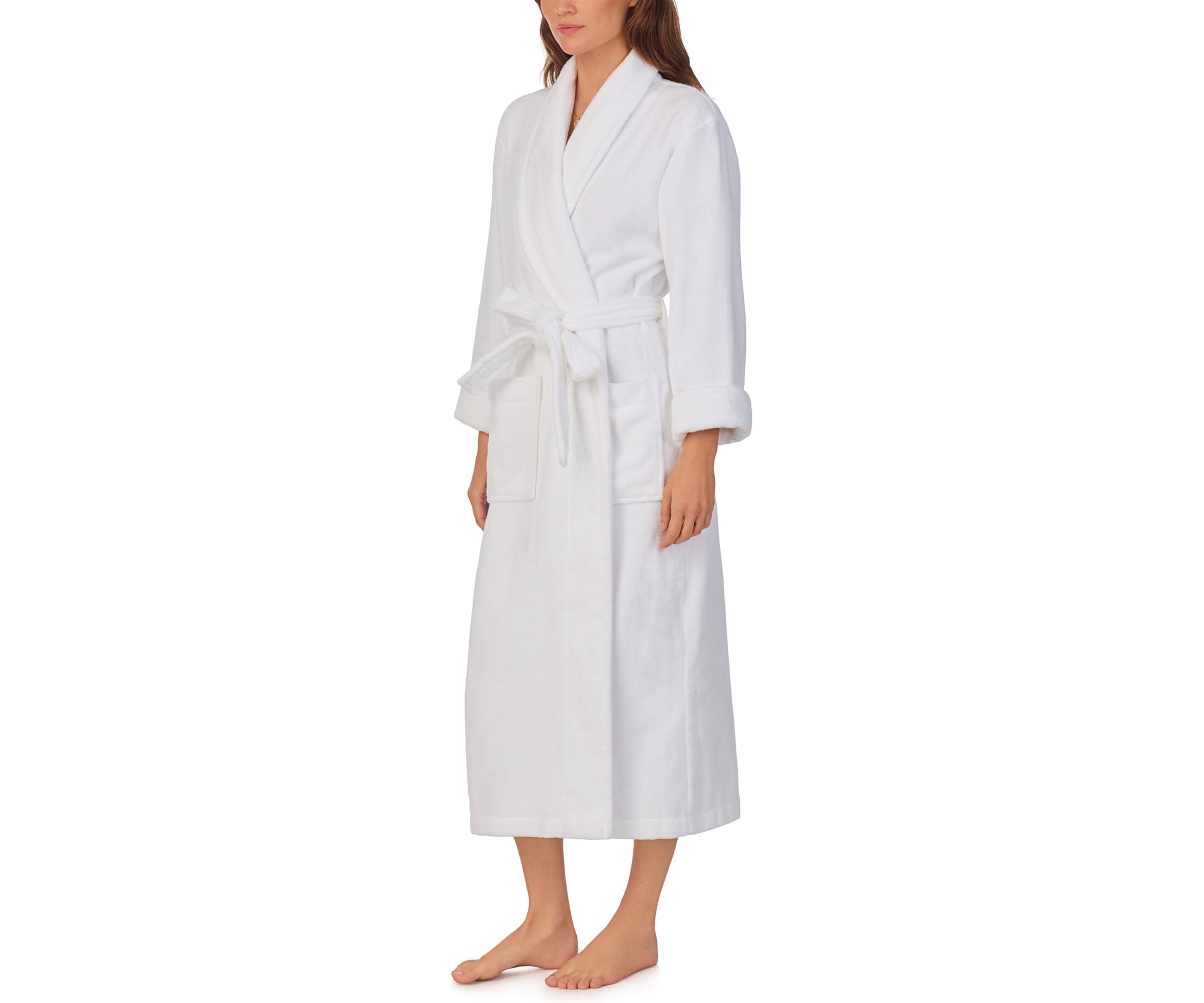 Cotton Terry Ballet Wrap Robe