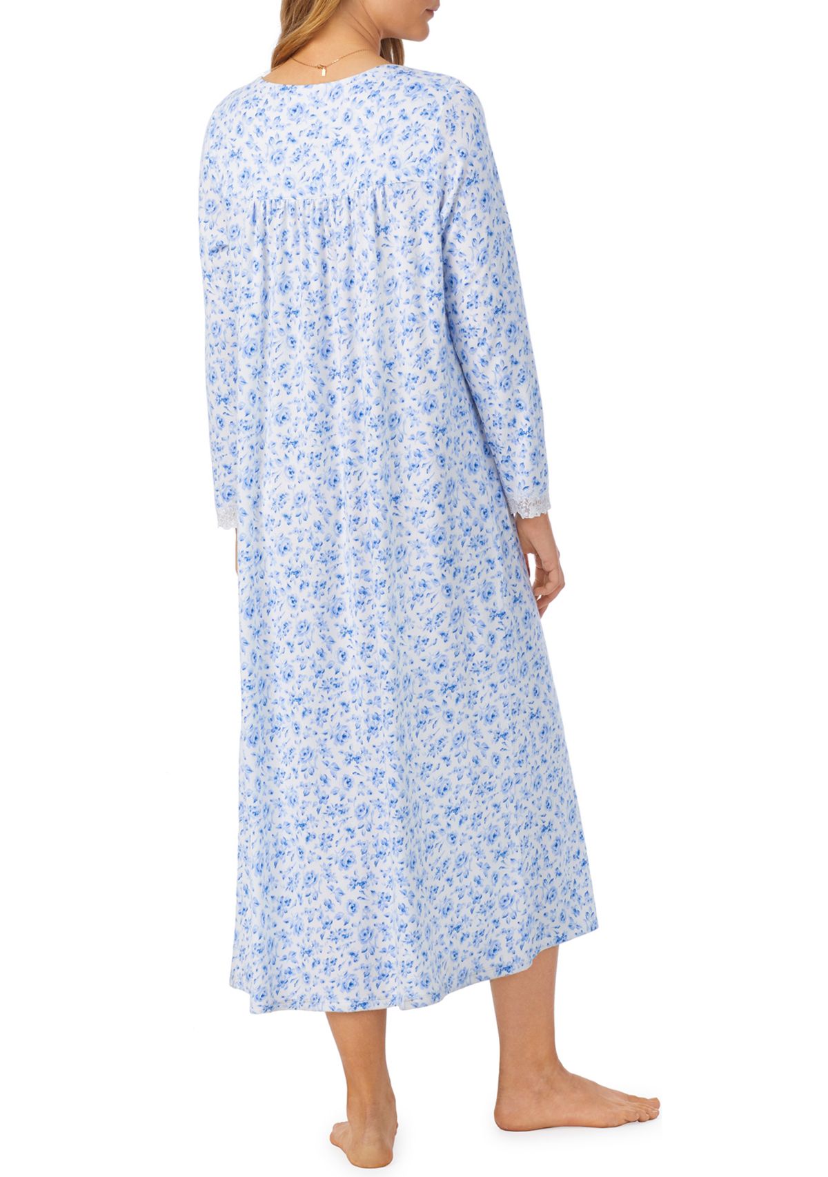 Sweater Knit Ballet Long Sleeve Nightgown 