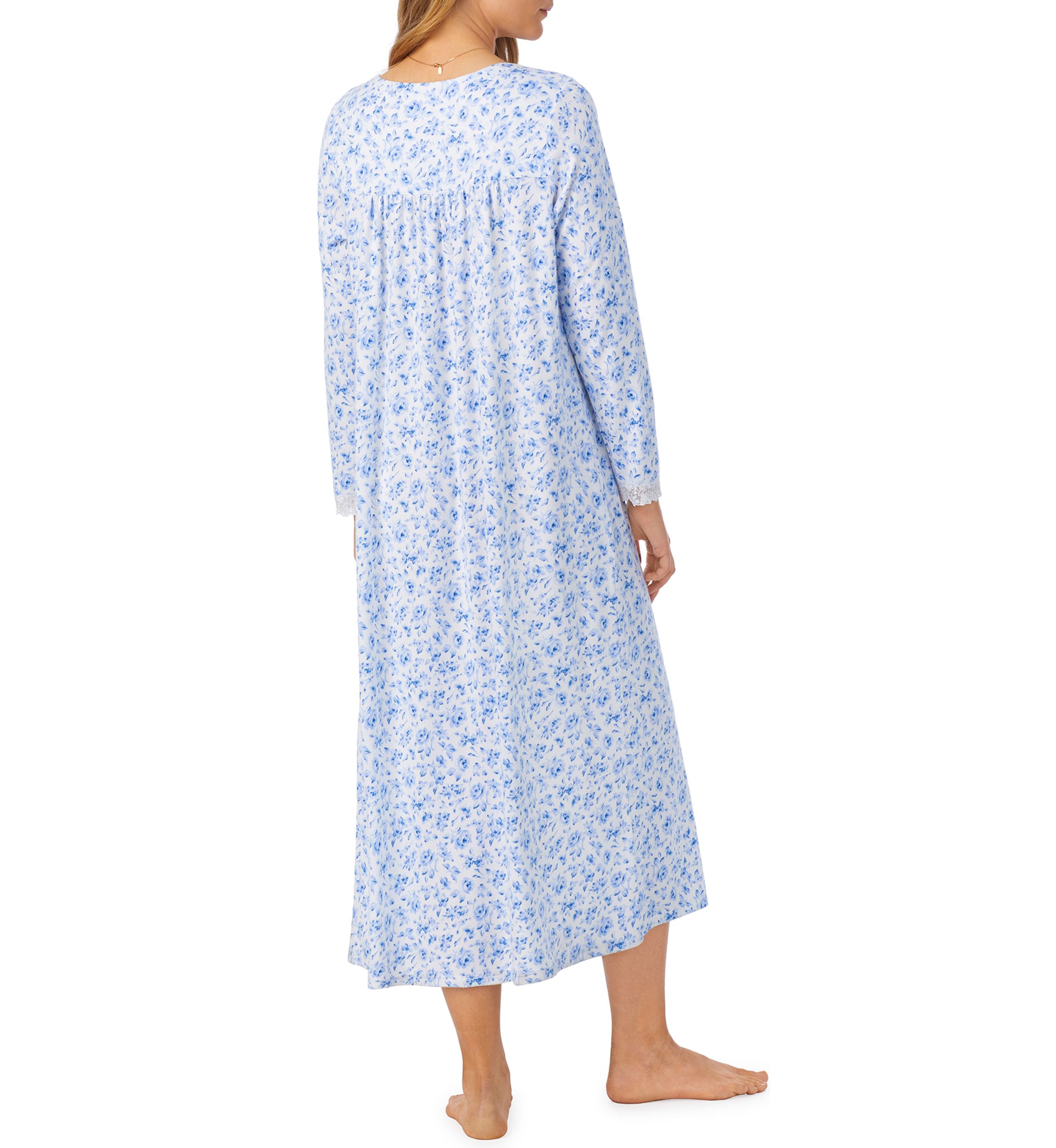 Sweater Knit Ballet Long Sleeve Nightgown 