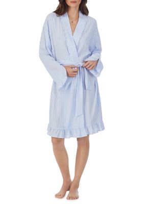 Lux Velour Long Zip Robe - Eileen West