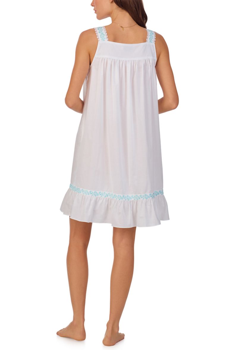 Cotton Lawn Sleeveless Short Chemise