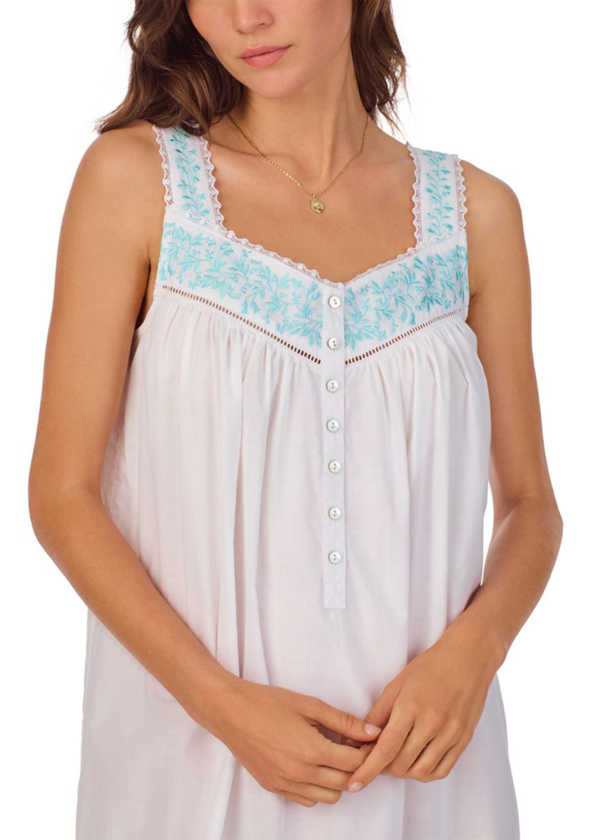 Cotton Lawn Sleeveless Short Chemise