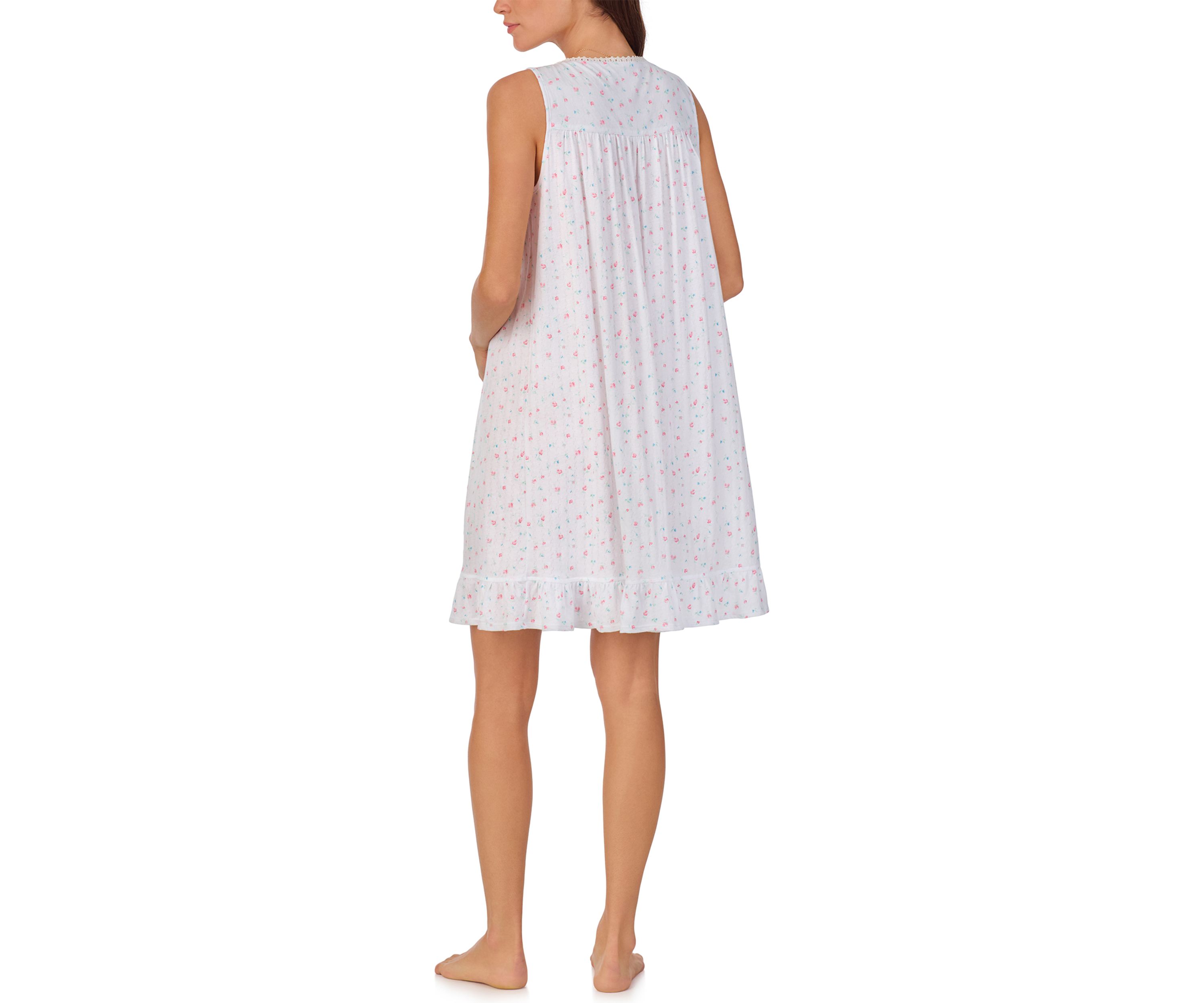 Cotton Pointelle Sleeveless Chemise