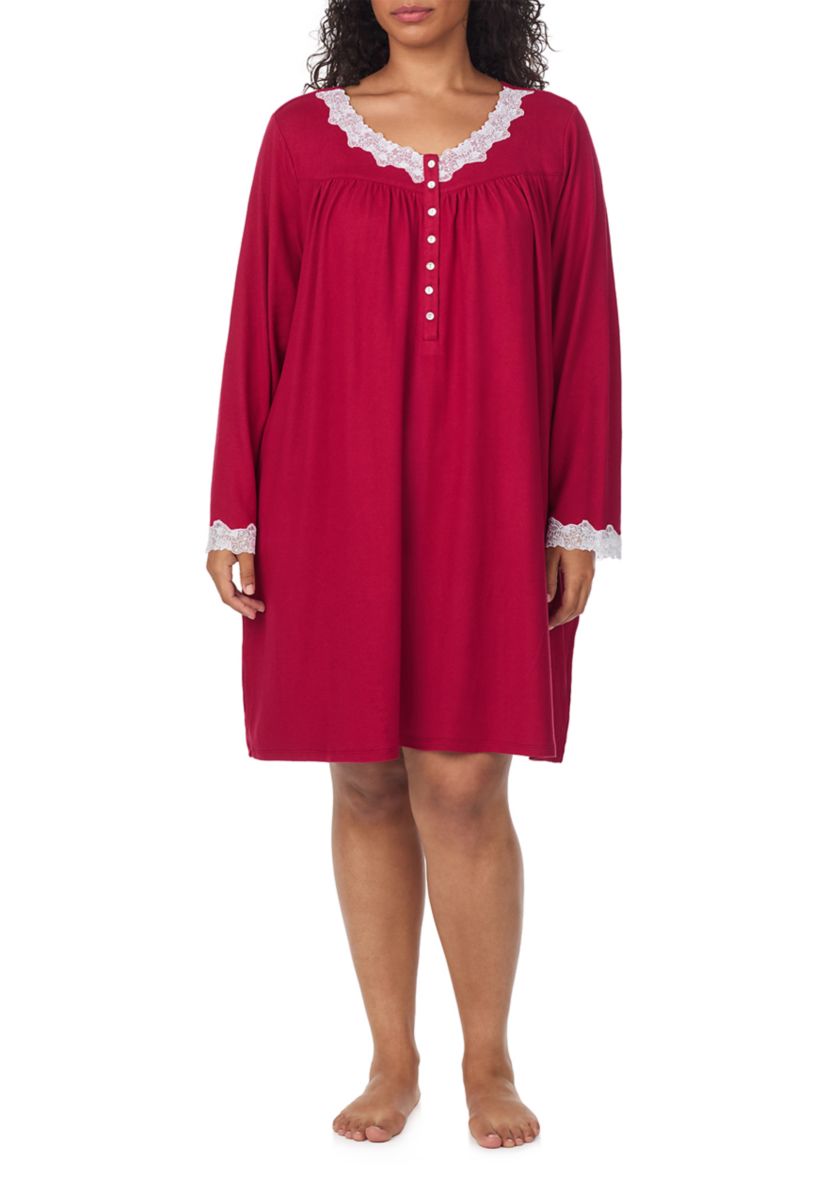 Plus Size Dream Sweater Knit Nightgown 
