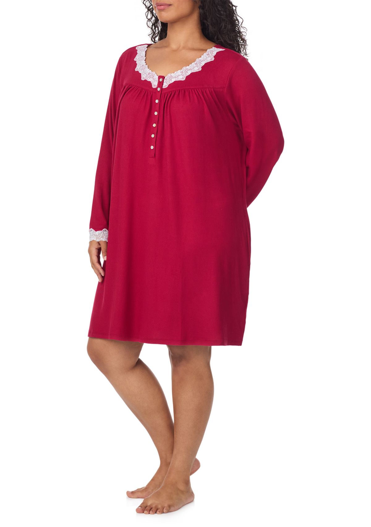 Plus Size Dream Sweater Knit Nightgown 