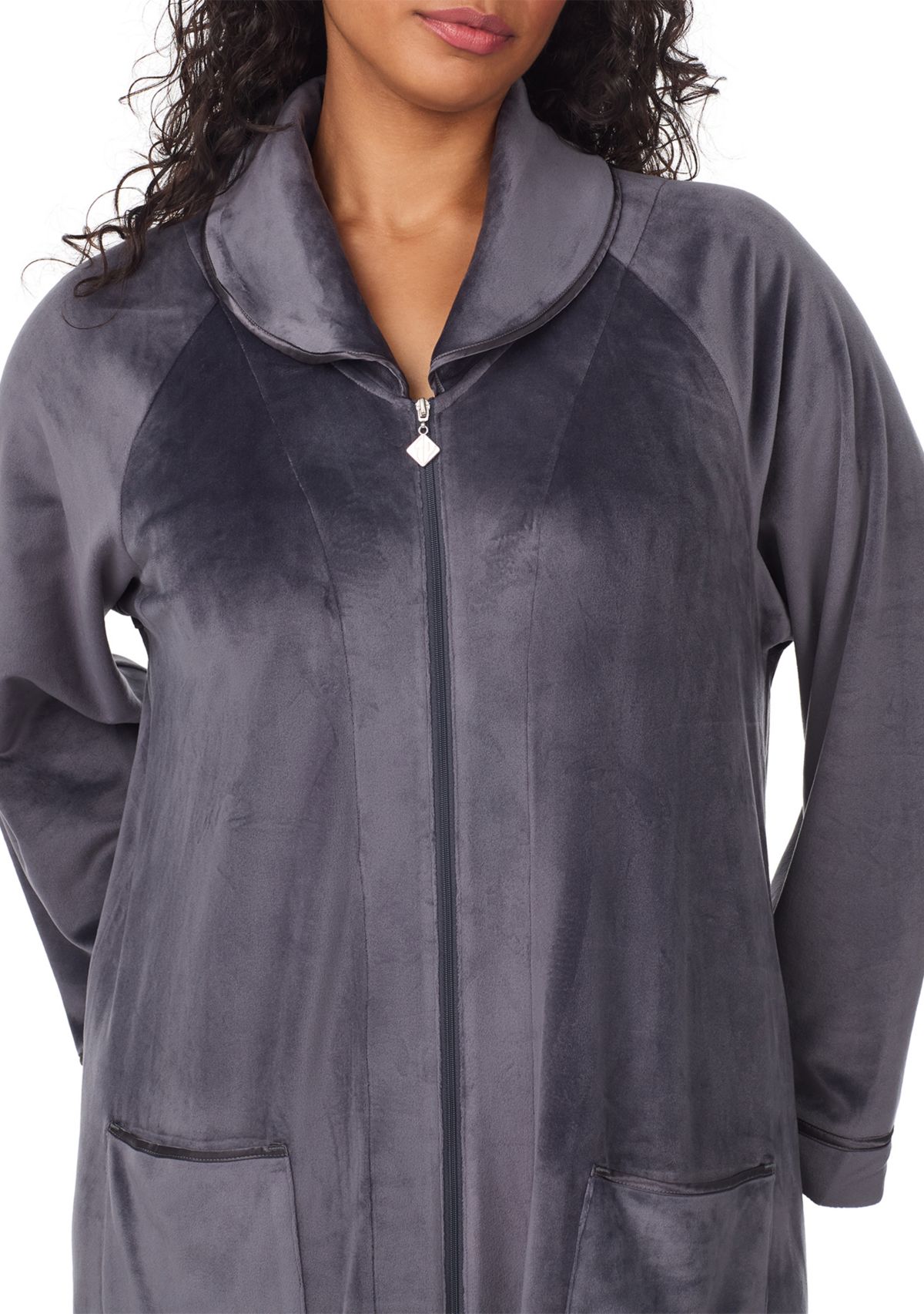 Plus Size Lux Double Sided Velour Robe