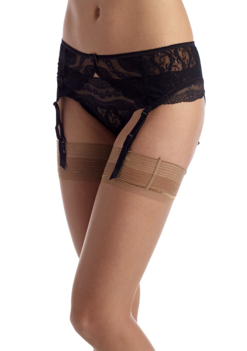 stretch garter belt Kilo Brava Stretch Lace Garter Belt - Periwinkle main image 0