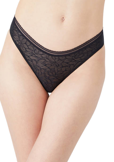 b.tempt'd by Wacoal Lightweight Floral Lace Thong