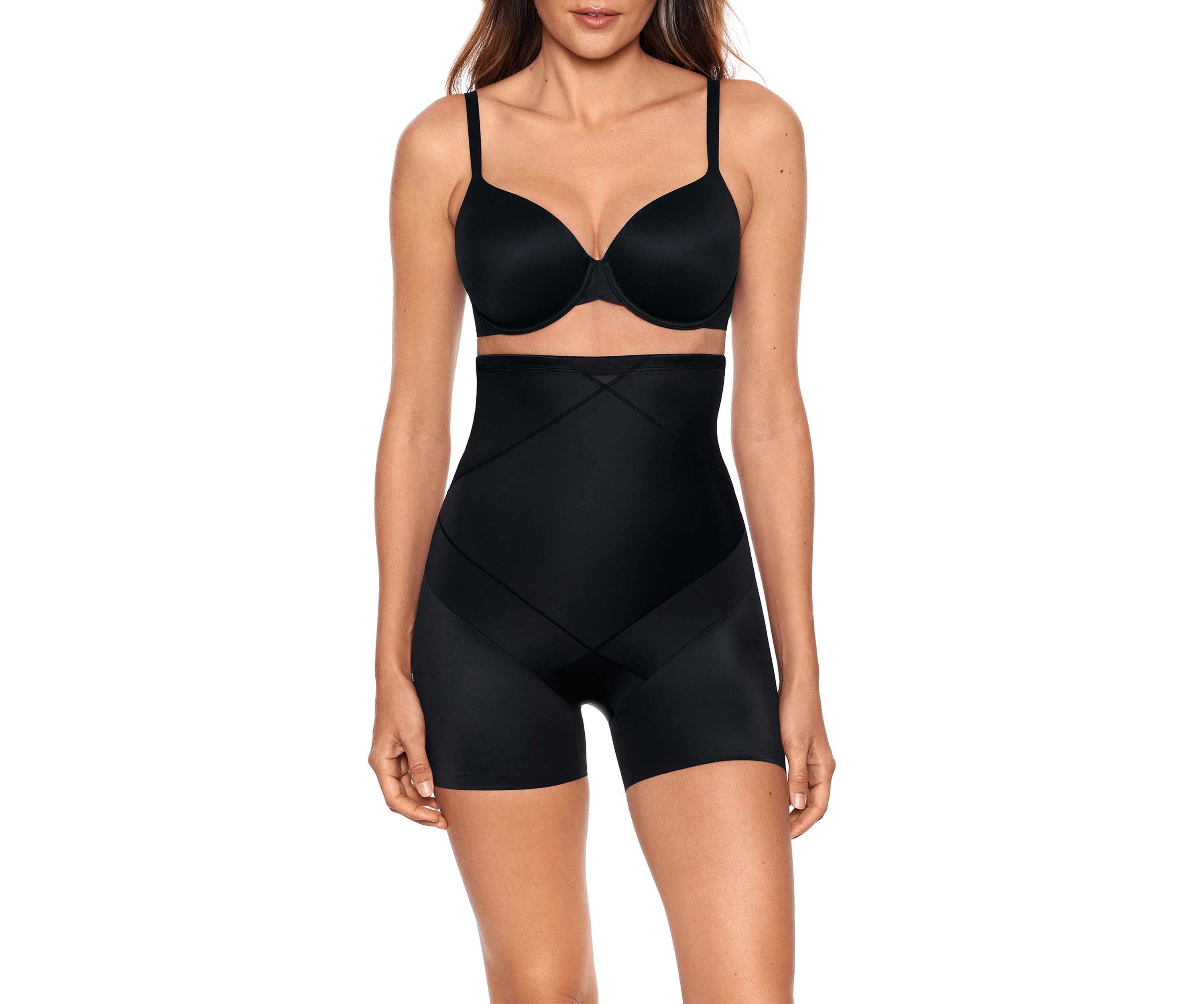 Tummy Tuck Extra Firm High Waist Boyshorts - 2416