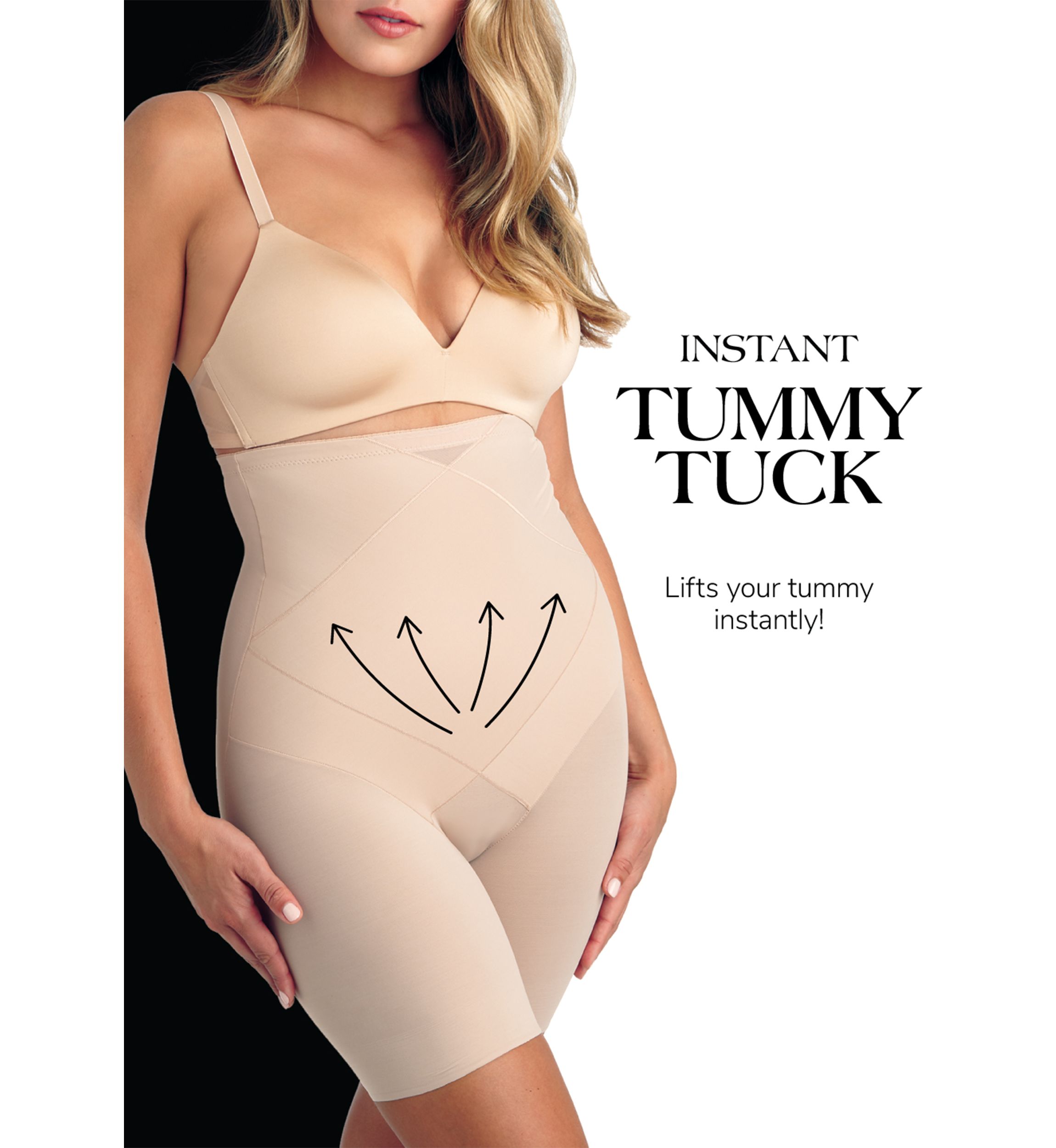Tummy Tuck Extra Firm High Waist Thigh Slimmer - 2419
