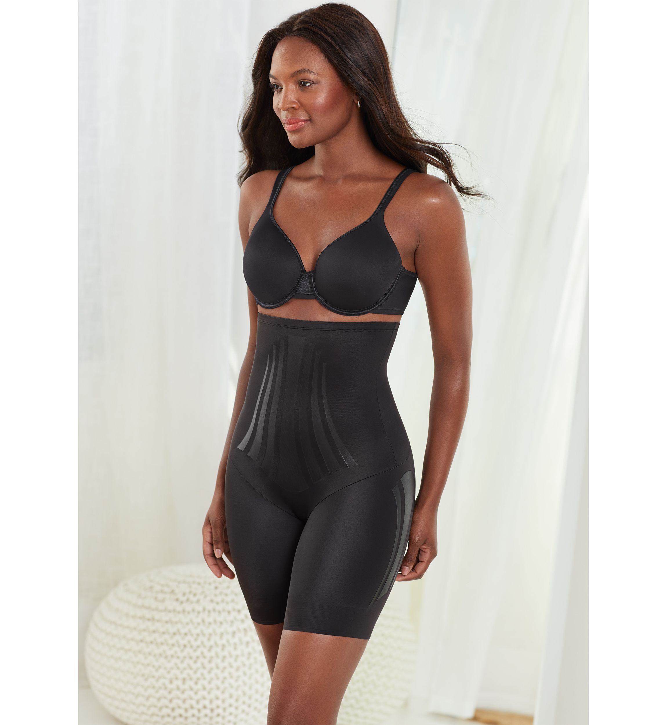 Modern Miracle® Extra Firm High Waist Thigh Slimmer with LYCRA® FitSense™ - 2569