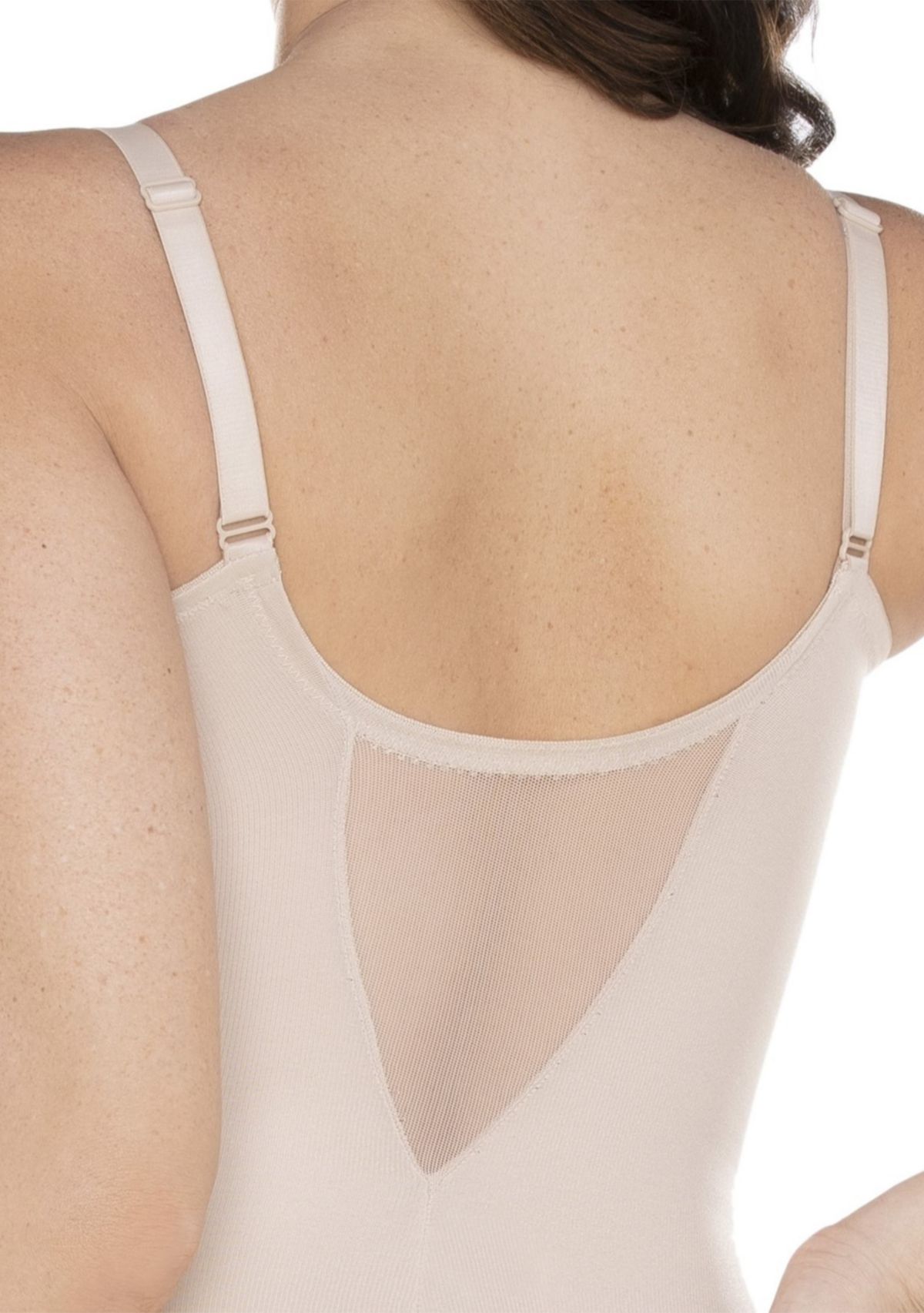 Extra Firm Tummy Control Underwire Sheer Trim Bodyshaper - 2783 