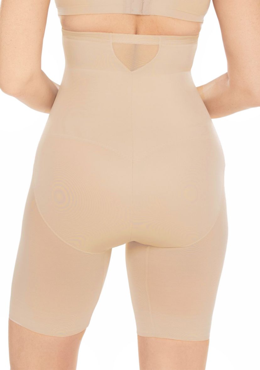 Extra Firm Tummy Control Sheer Trim Thigh Slimmer - 2789