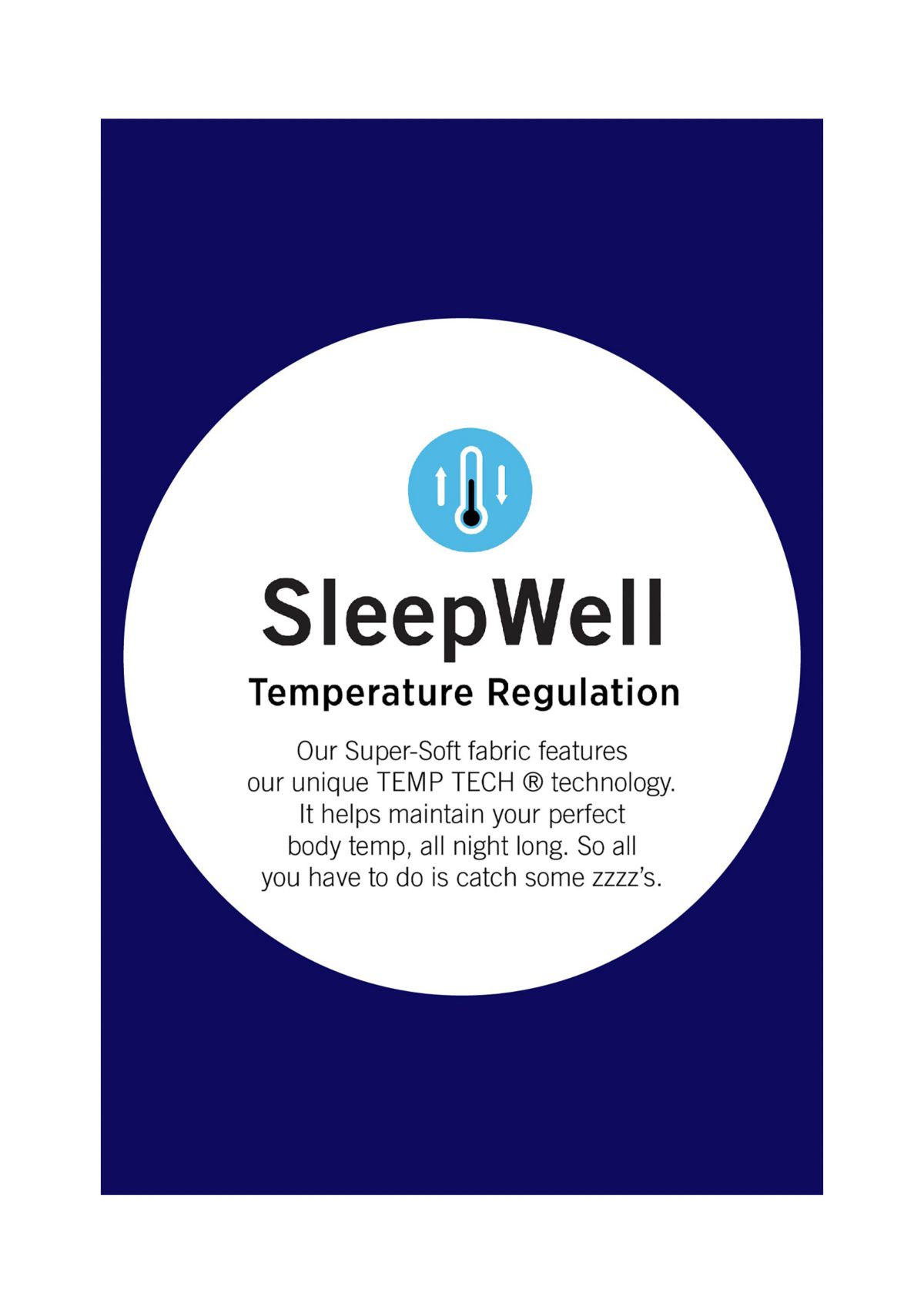 Womens Sleepwell Printed Knit Capri Pajama Pants Made with Temperature Regulating Technology