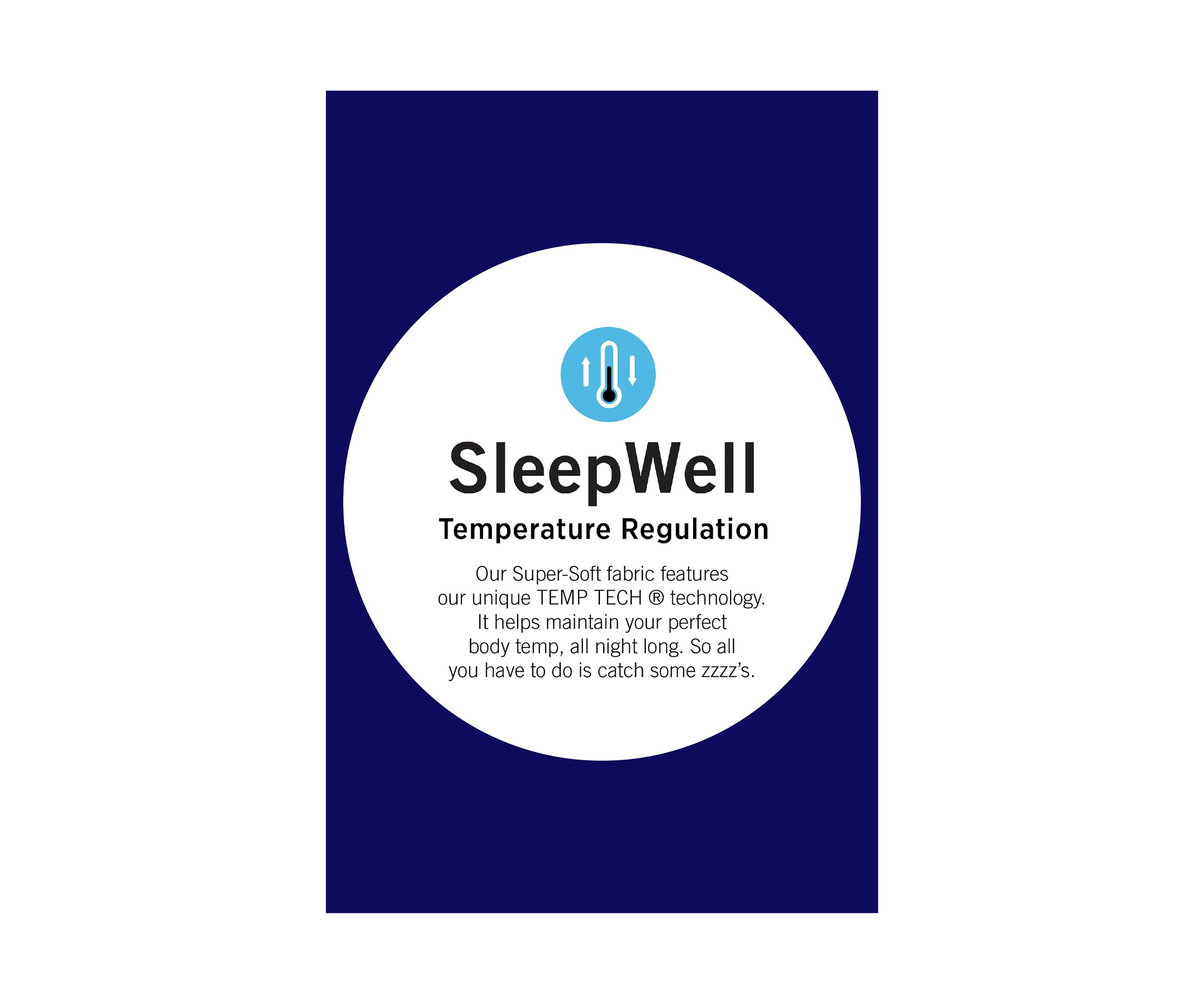 Womens Sleepwell Printed Knit Capri Pajama Pants Made with Temperature Regulating Technology