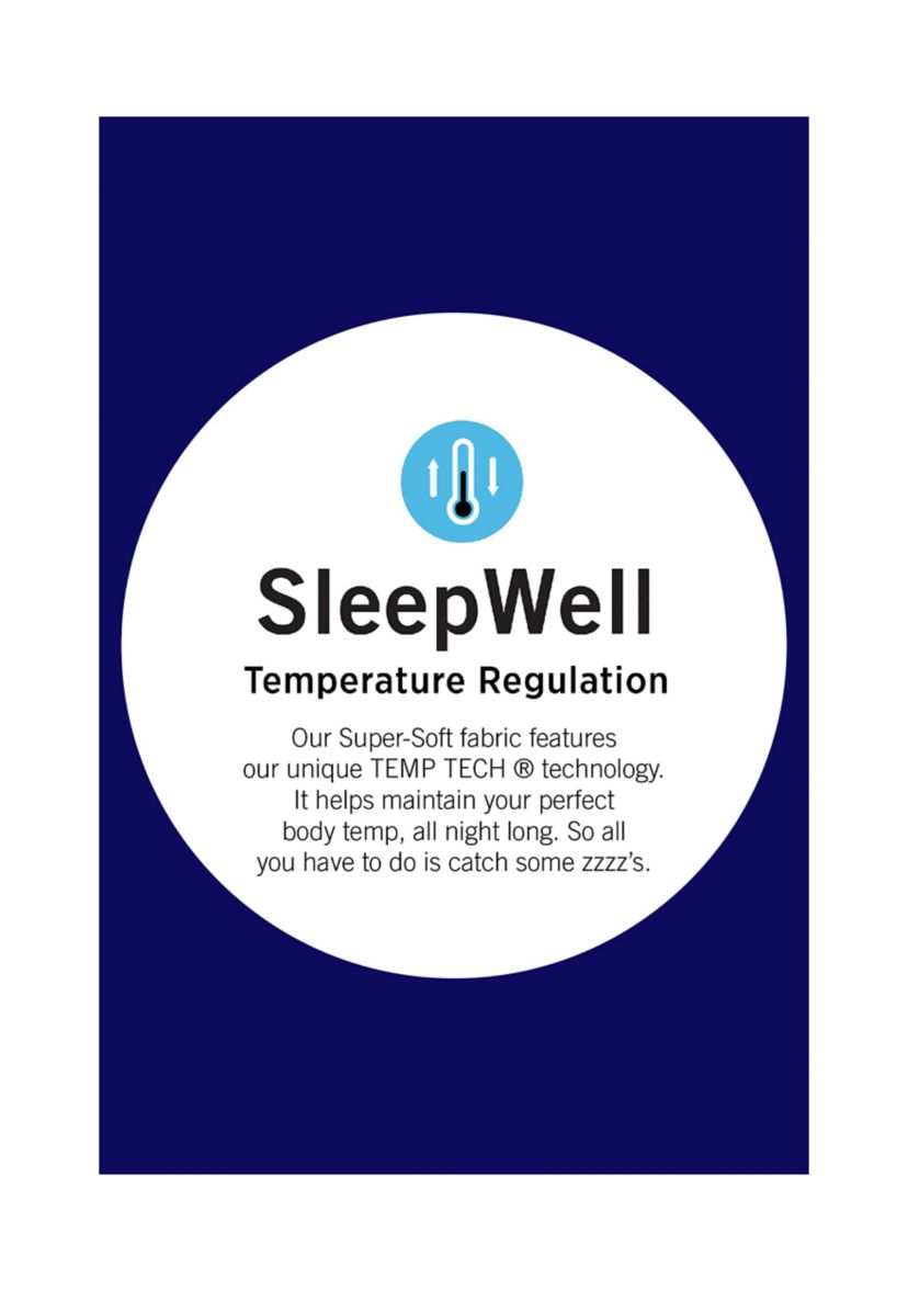 Womens Sleepwell Printed Knit Capri Pajama Pants Made with Temperature Regulating Technology
