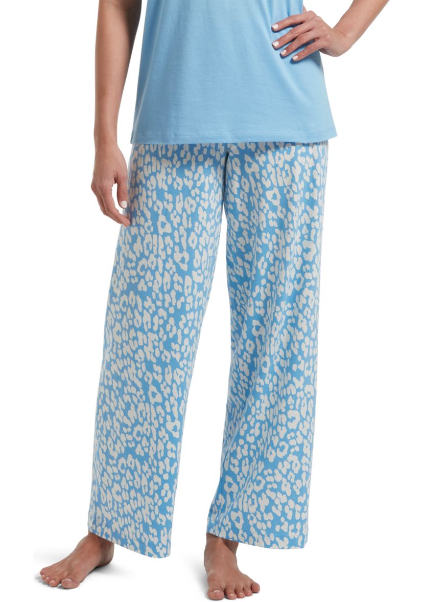 Womens Sleepwell Printed Knit Pajama Pants Made with Temperature Regulating Technology 
