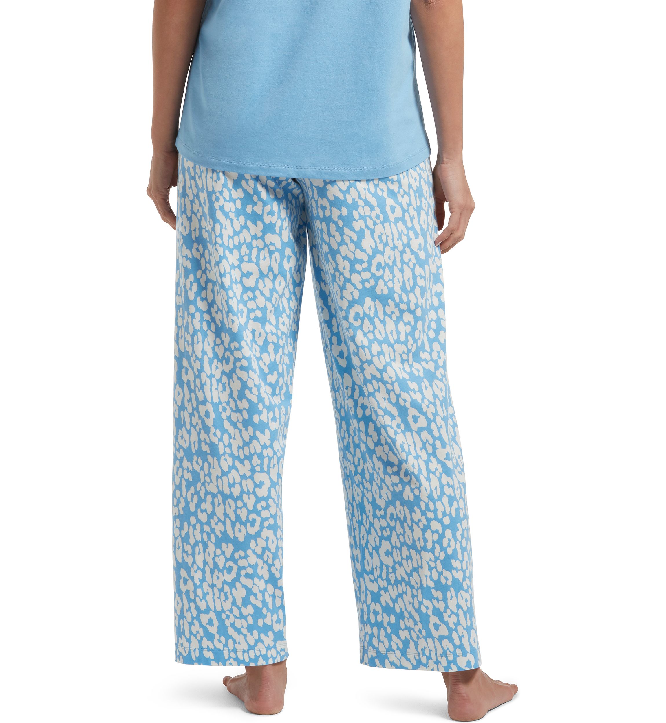 Womens Sleepwell Printed Knit Pajama Pants Made with Temperature Regulating Technology 