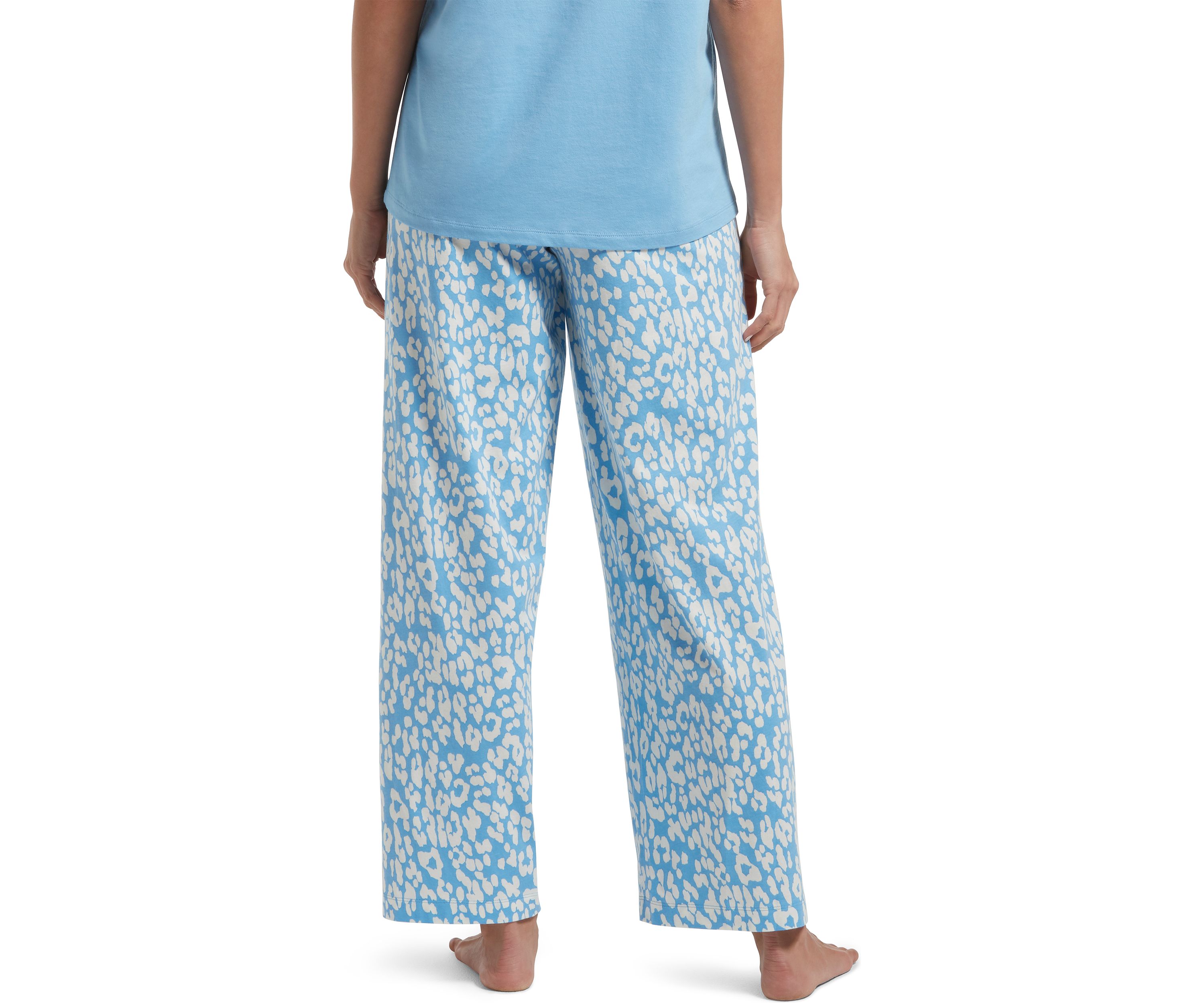Womens Sleepwell Printed Knit Pajama Pants Made with Temperature Regulating Technology 