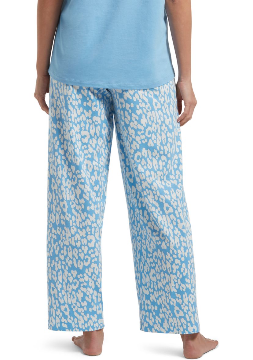 Womens Sleepwell Printed Knit Pajama Pants Made with Temperature Regulating Technology 
