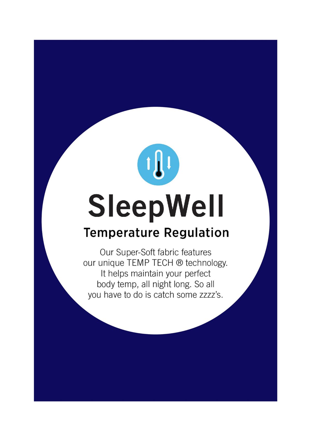 Womens Sleepwell Printed Knit Pajama Pants Made with Temperature Regulating Technology 