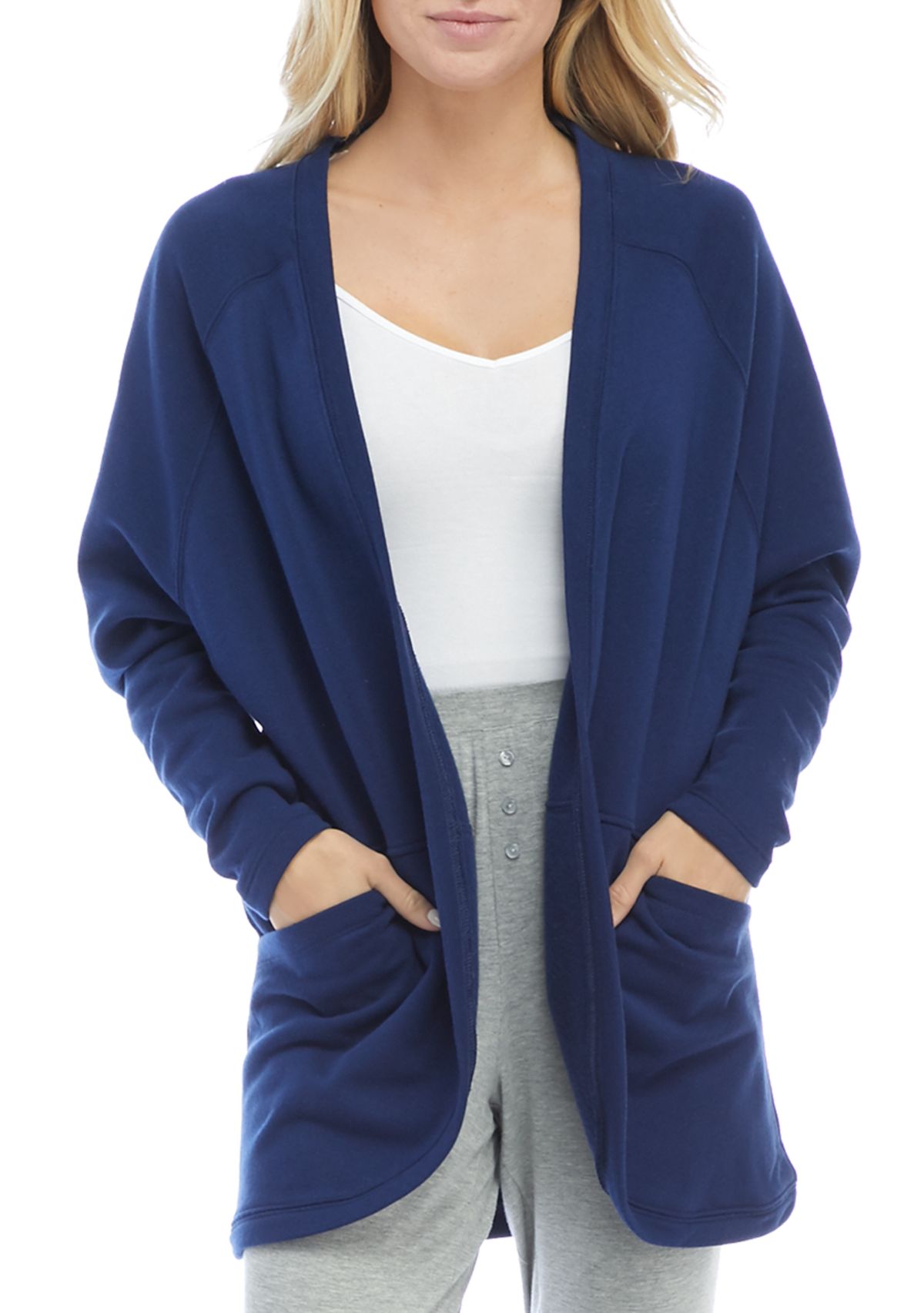 Solid Baby Terry Pajama Bed Jacket