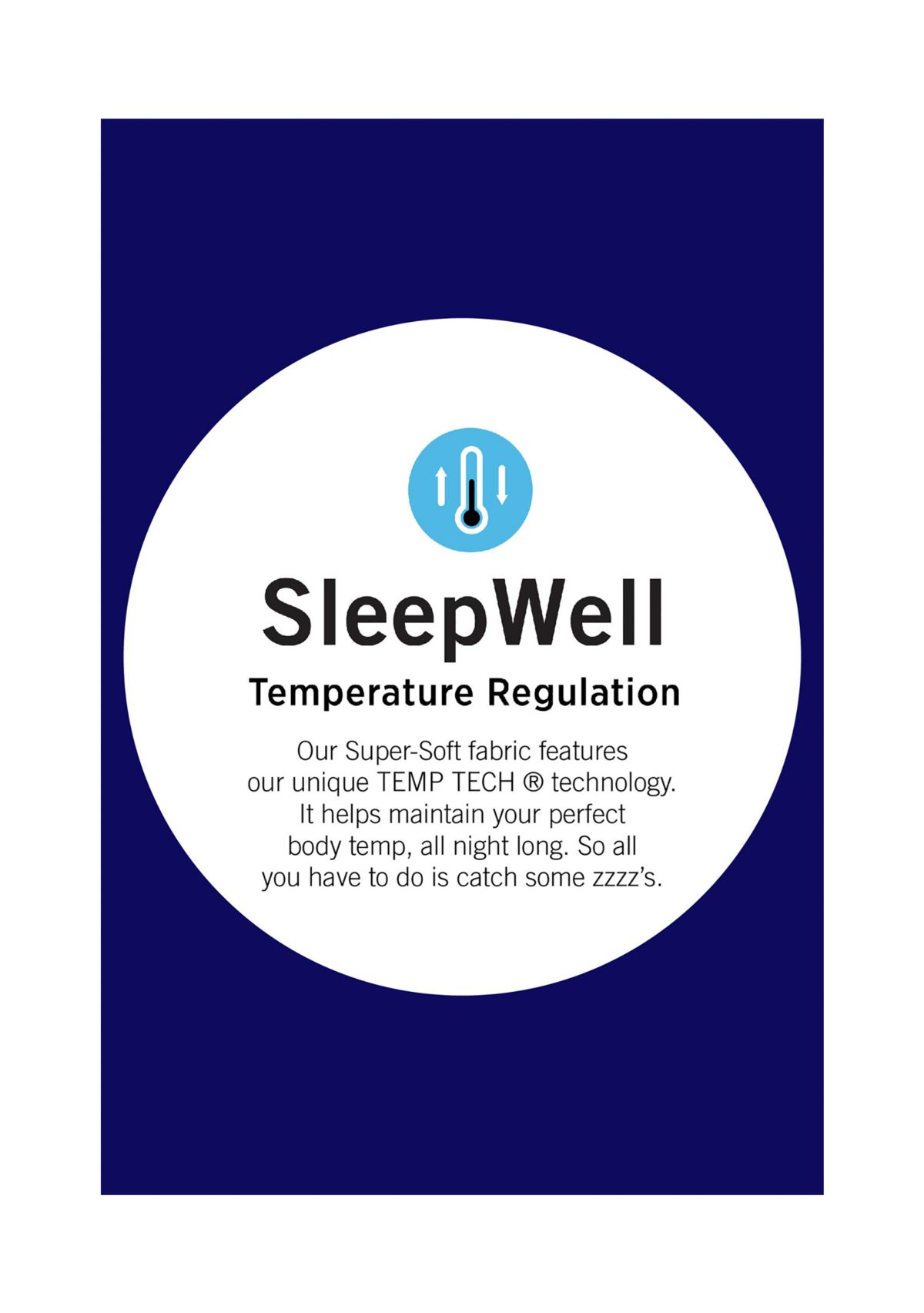 Womens Sleepwell Printed Knit Capri Pajama Pants Made with Temperature Regulating Technology 