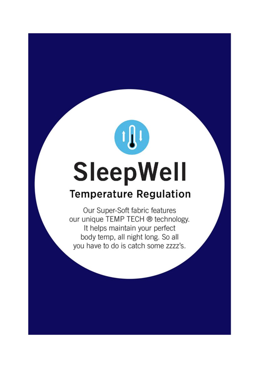 Womens Sleepwell Printed Knit Capri Pajama Pants Made with Temperature Regulating Technology 