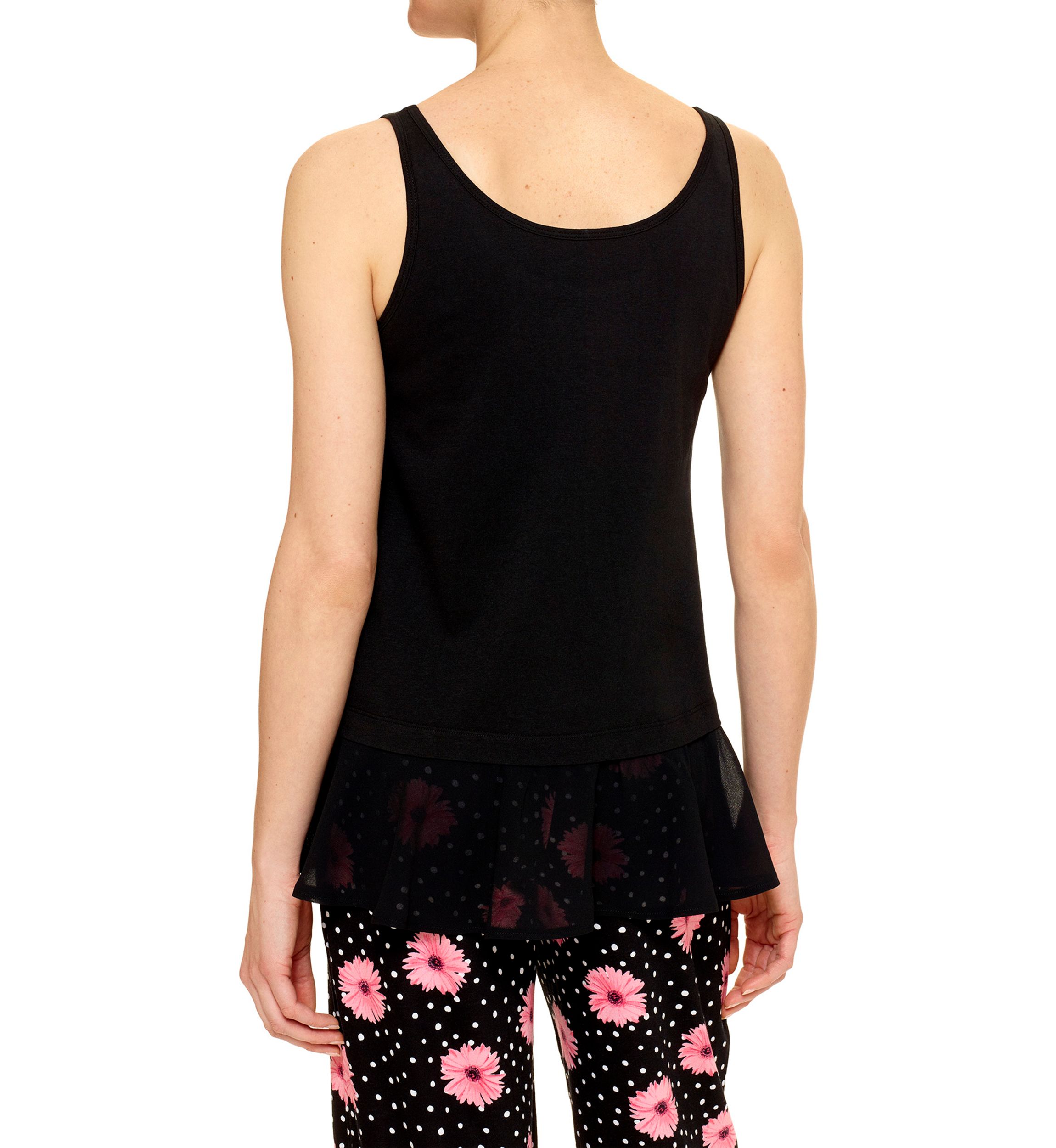 Womens Flounce Hem Sleep Tank Top