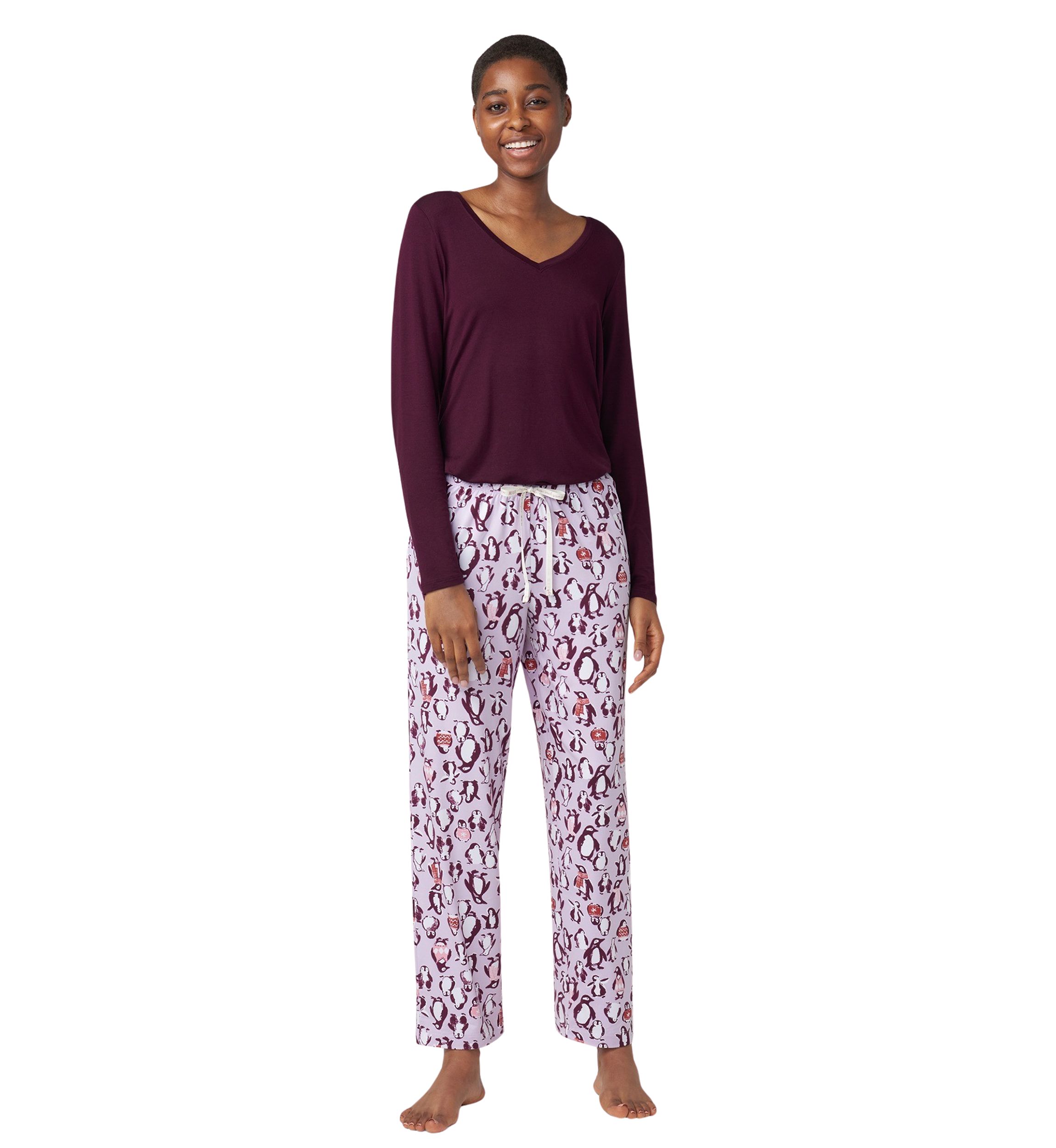 Penguins Meet Up Pajama Pants