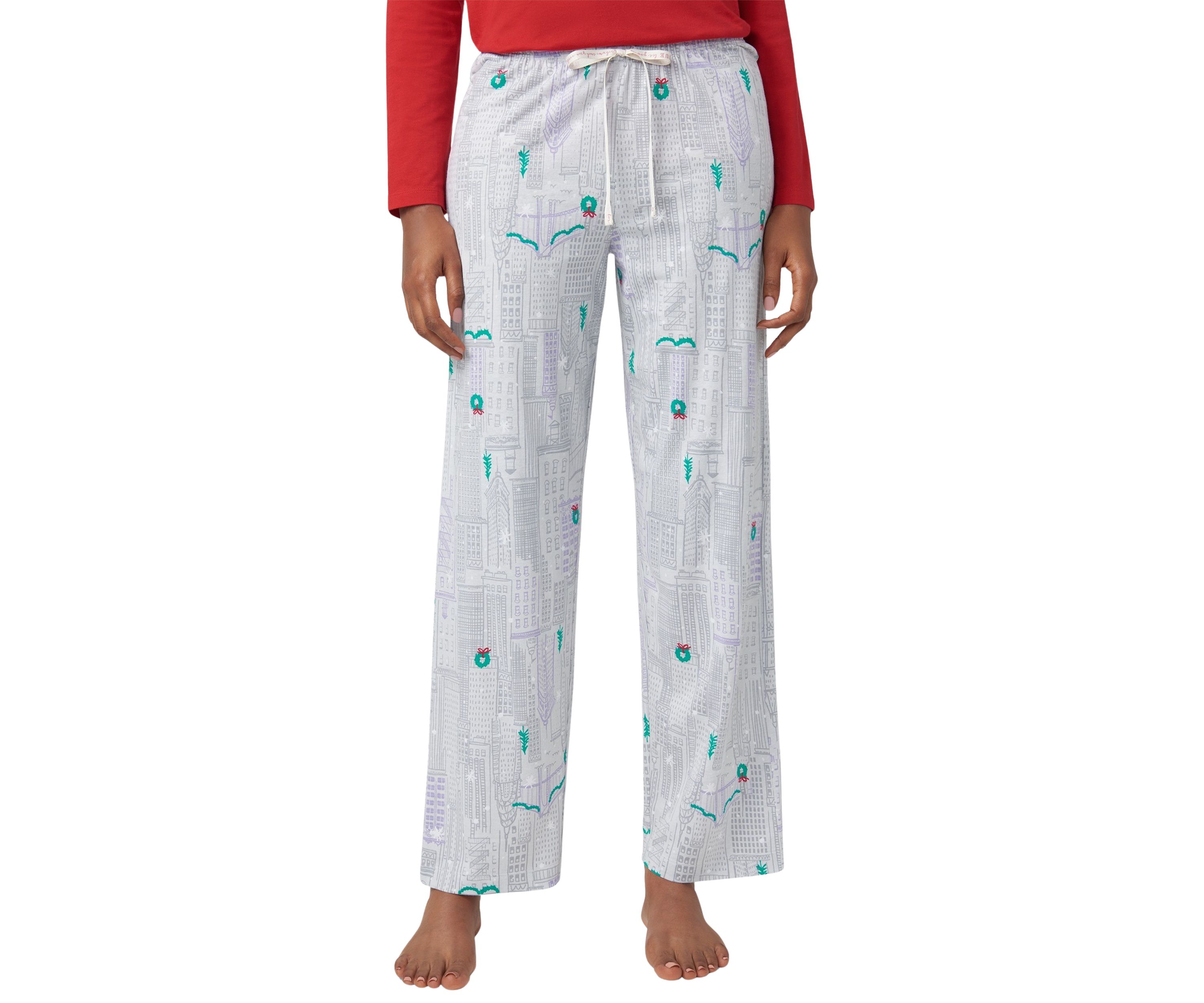 City Snowscape Pajama Pants