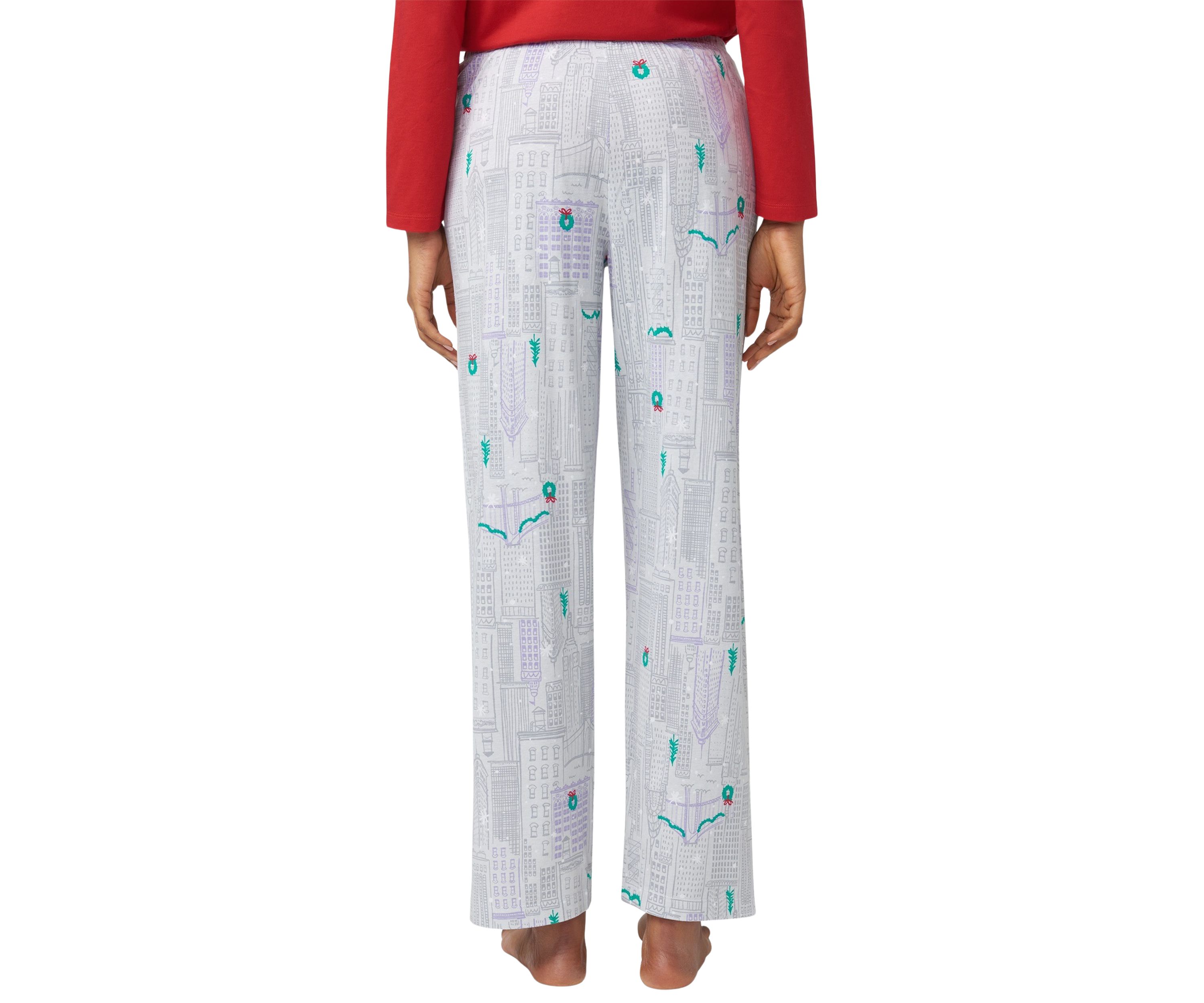 City Snowscape Pajama Pants
