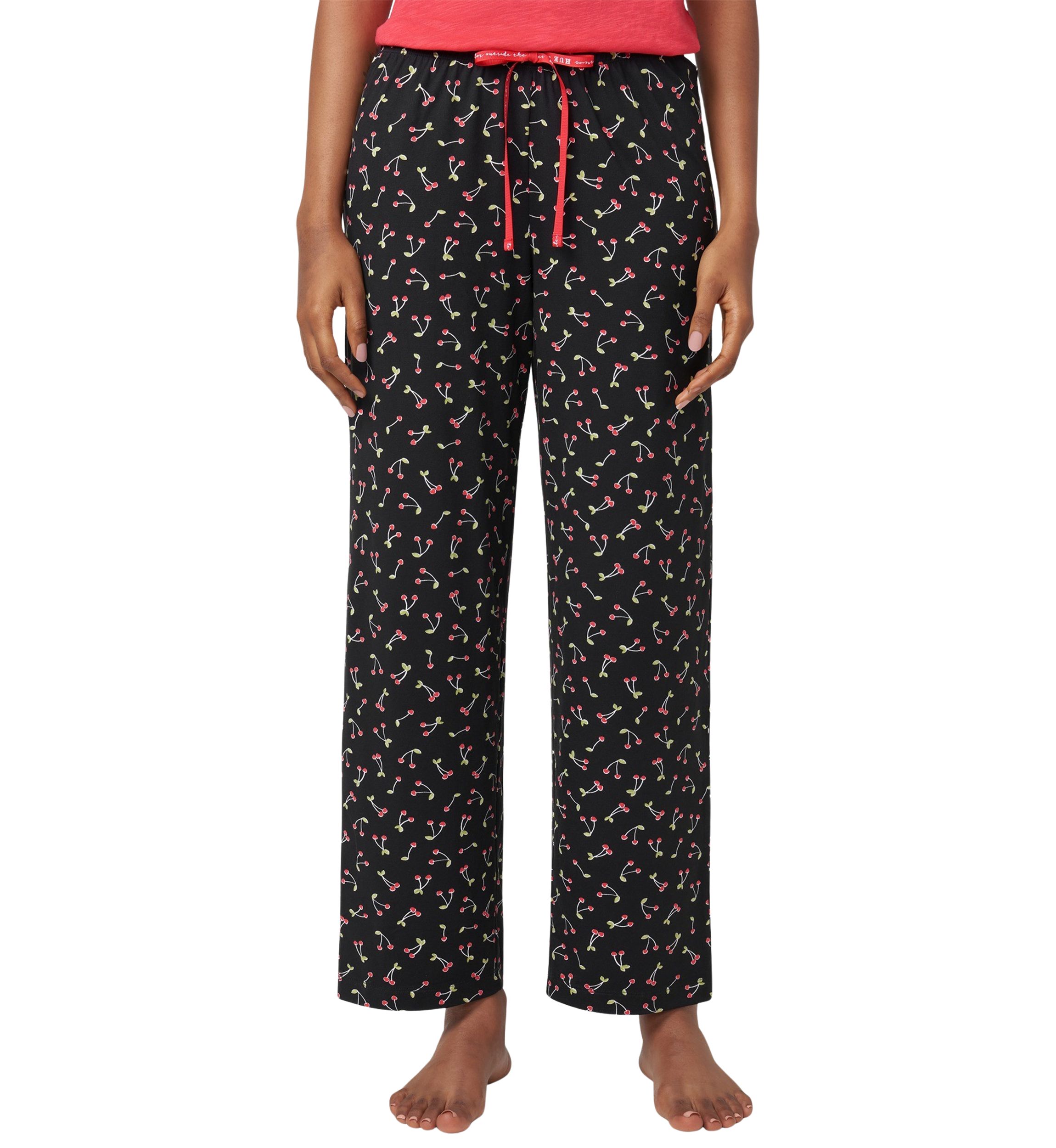 Cherry Printed Long Pajama Pants