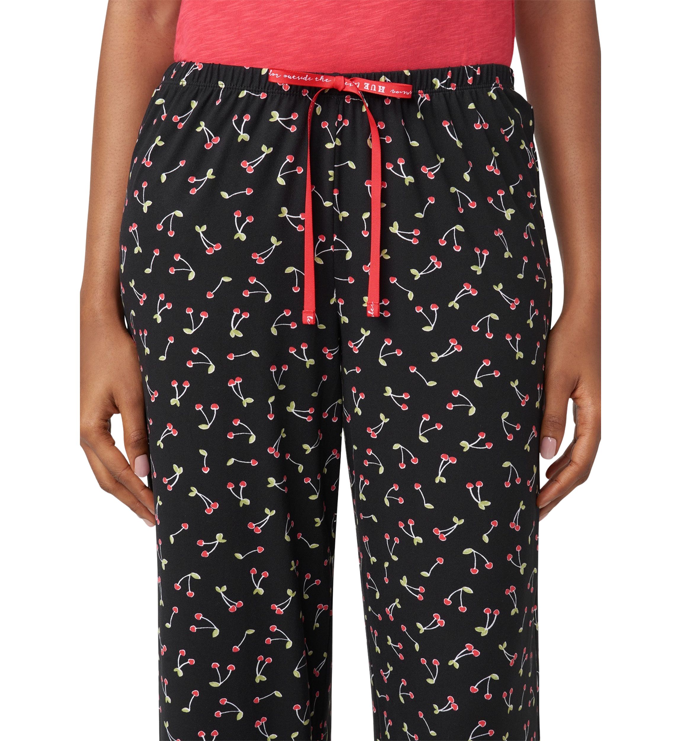 Cherry Printed Long Pajama Pants