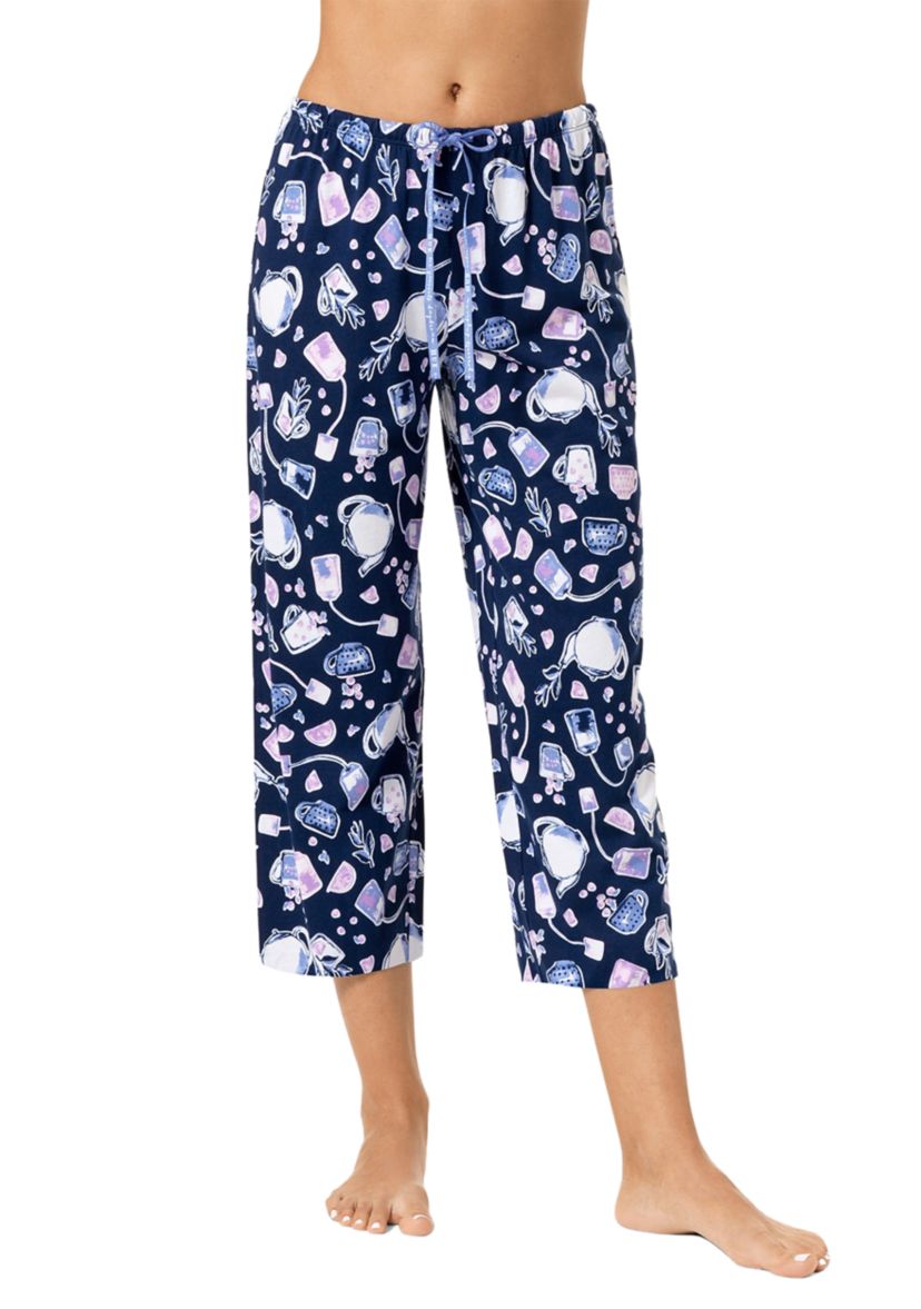 Simmer the Tea Capri Pajama Pants