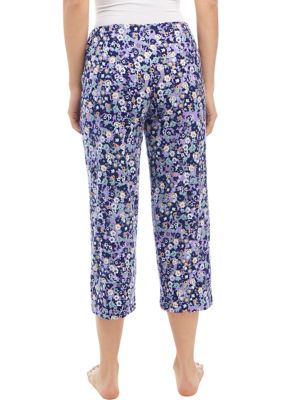 Bargain Hunters 5-Pack Womens Capri Pajama Pants Soft Comfy Printed Summer  Sleepwear Ladies PJ Bottom