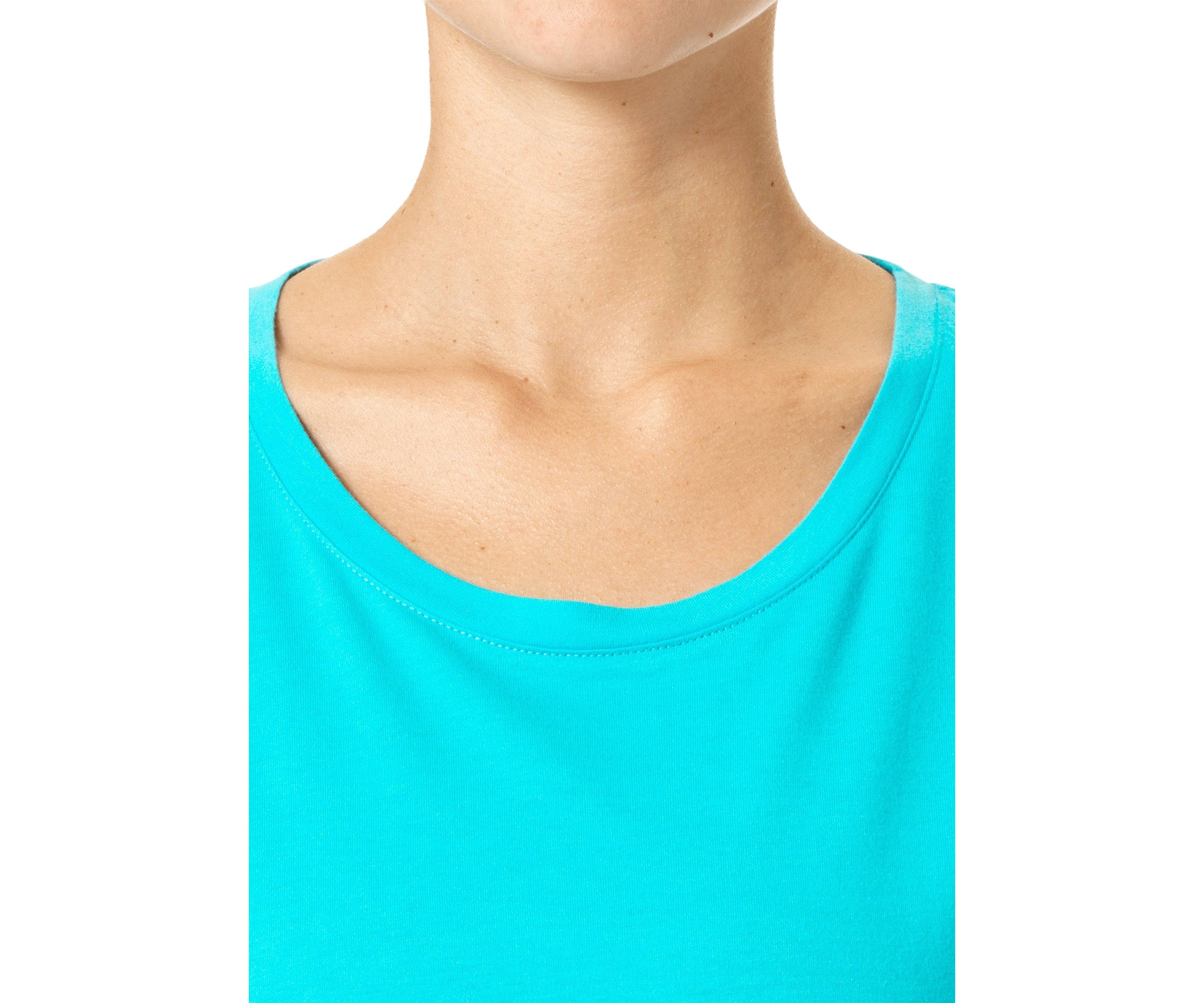 Solid Short Sleeve Scoop Neck Sleep T-Shirt