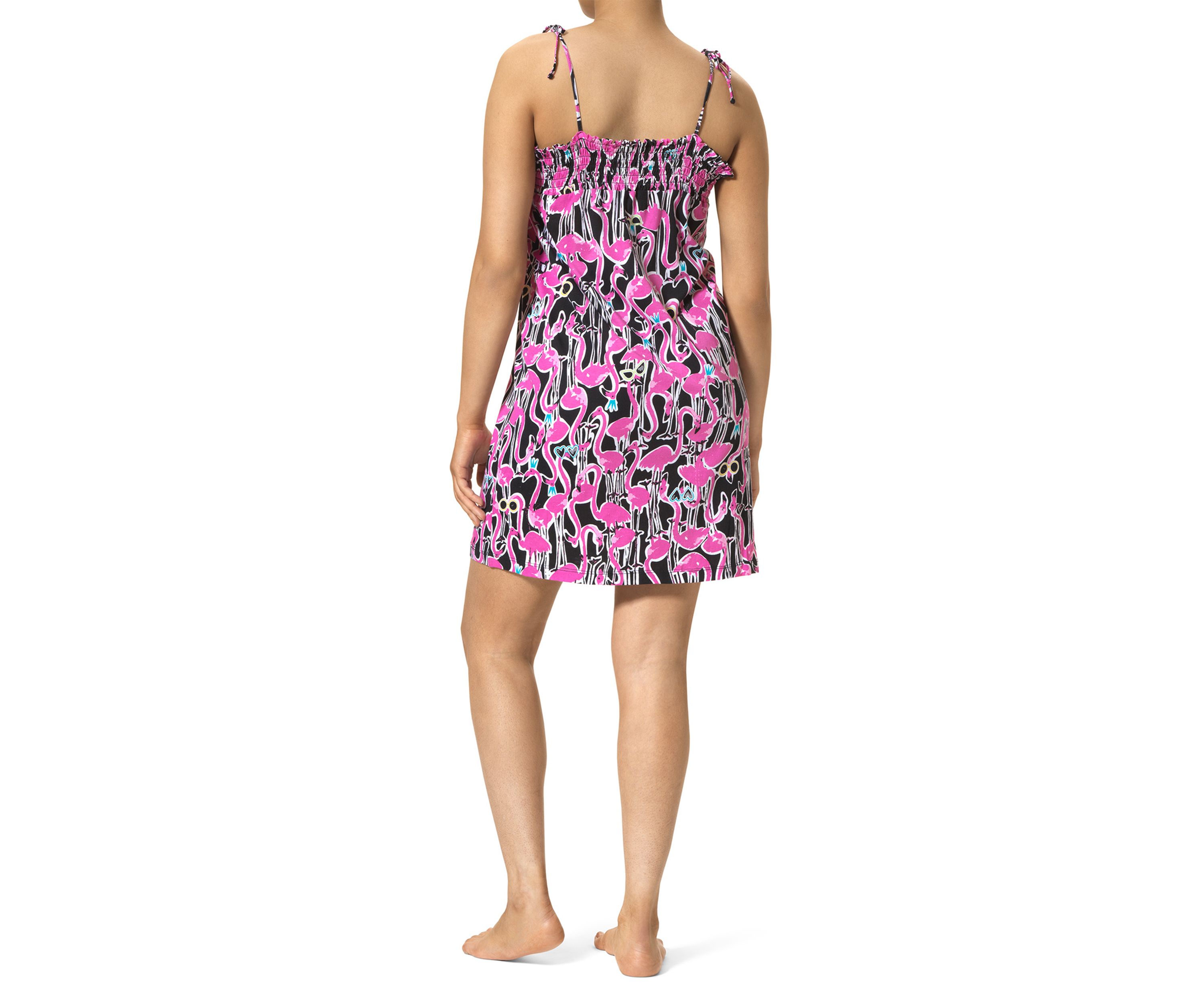 Womens Spaghetti Tie Pajama Chemise
