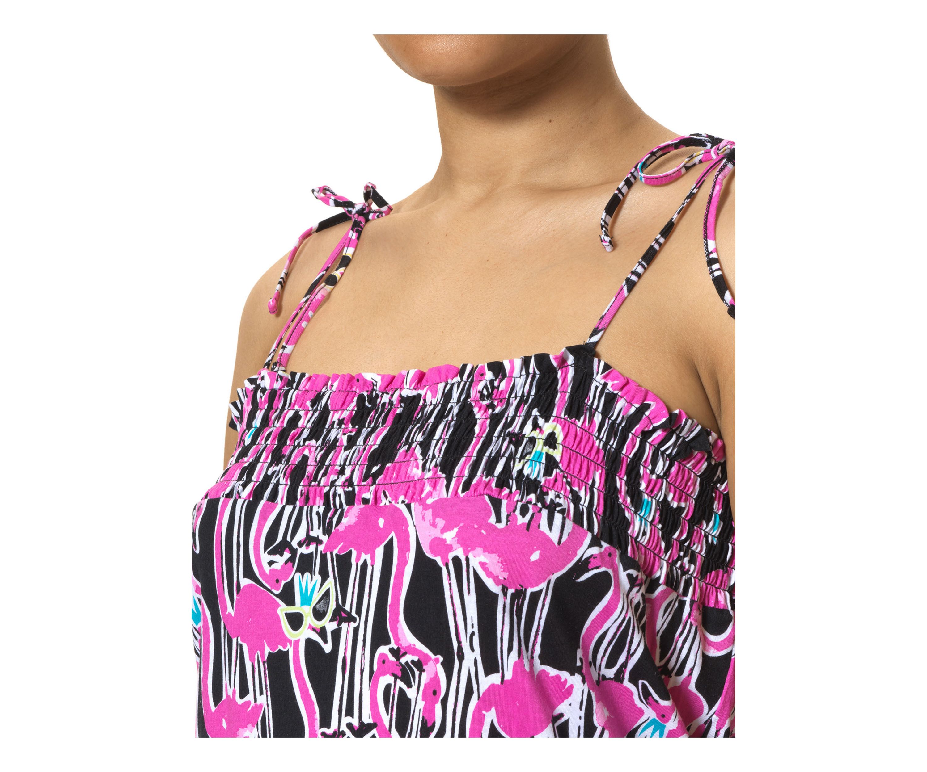 Womens Spaghetti Tie Pajama Chemise