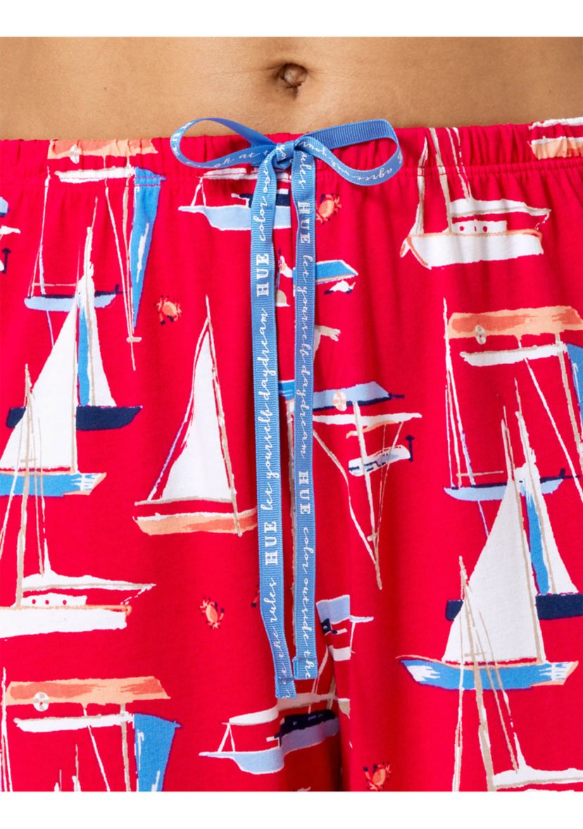 Sail Away Pajama Bermuds Shorts