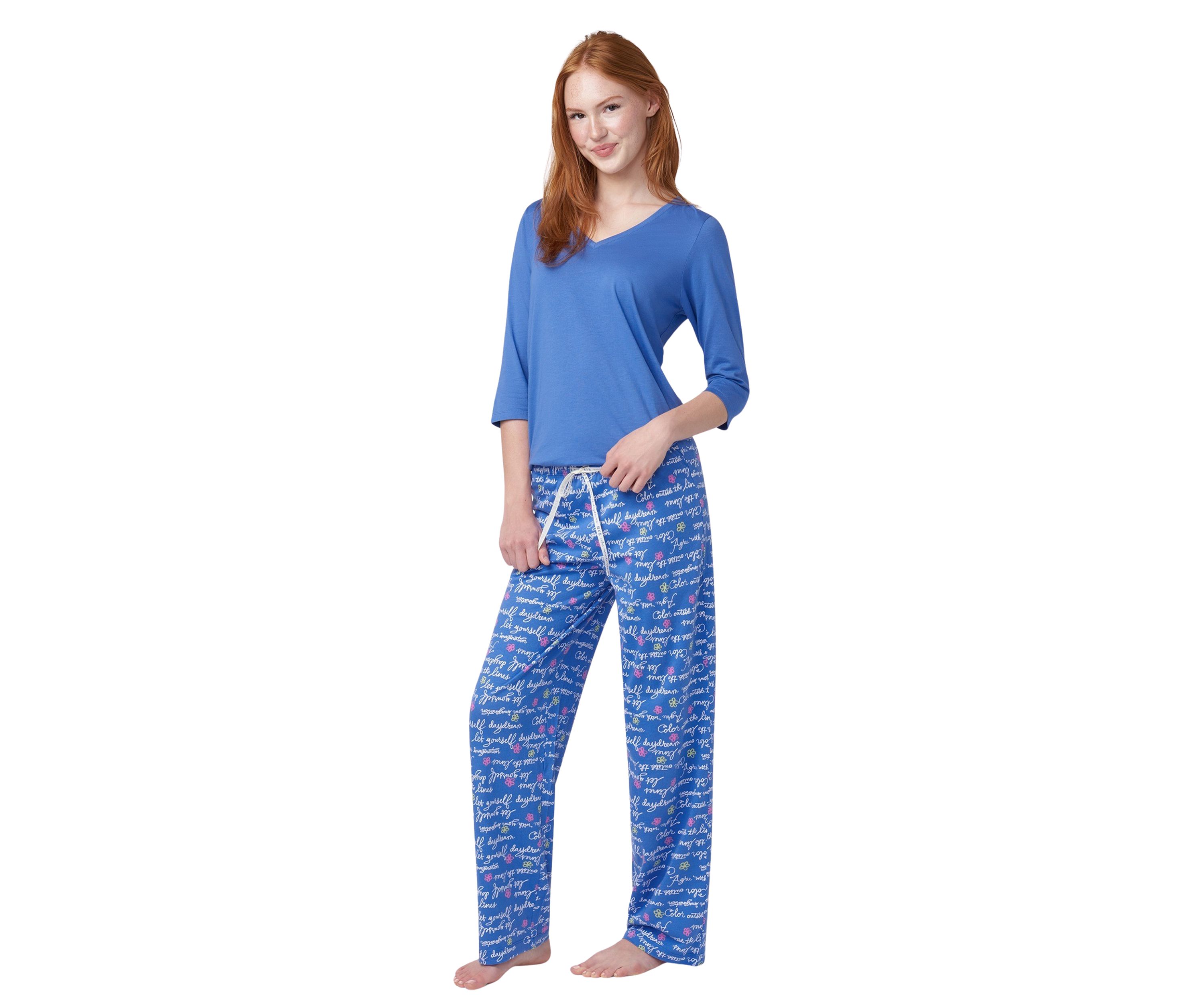 Script Mantras Pajama Pants