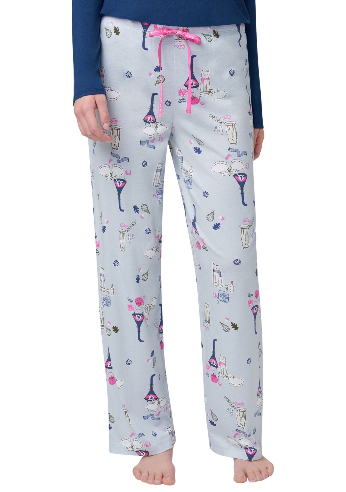 Cat Picnic Pajama Pants 